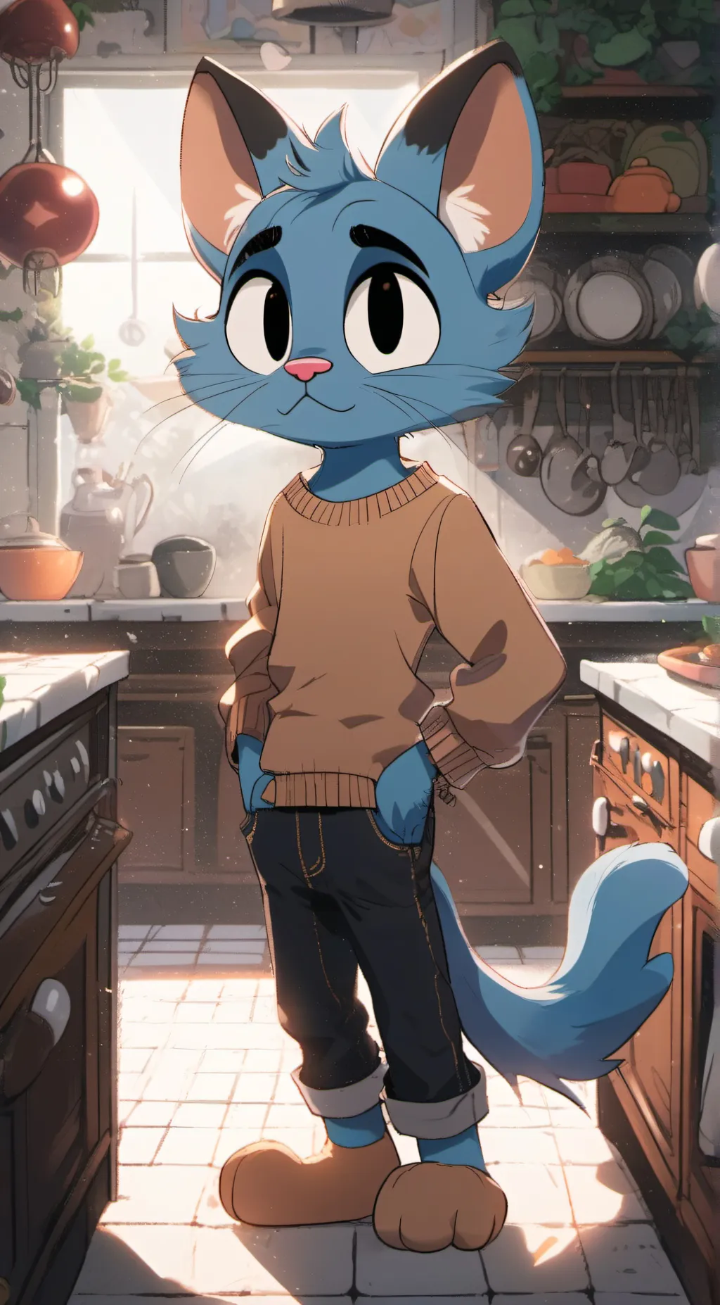 ai character: Gumball Watterson background