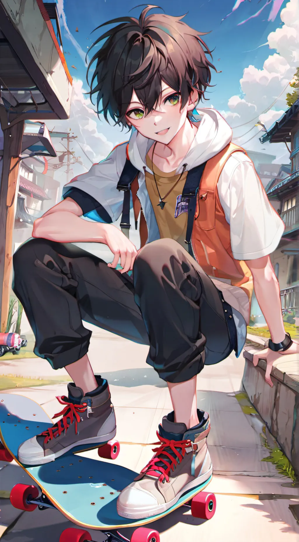 ai character: adam background