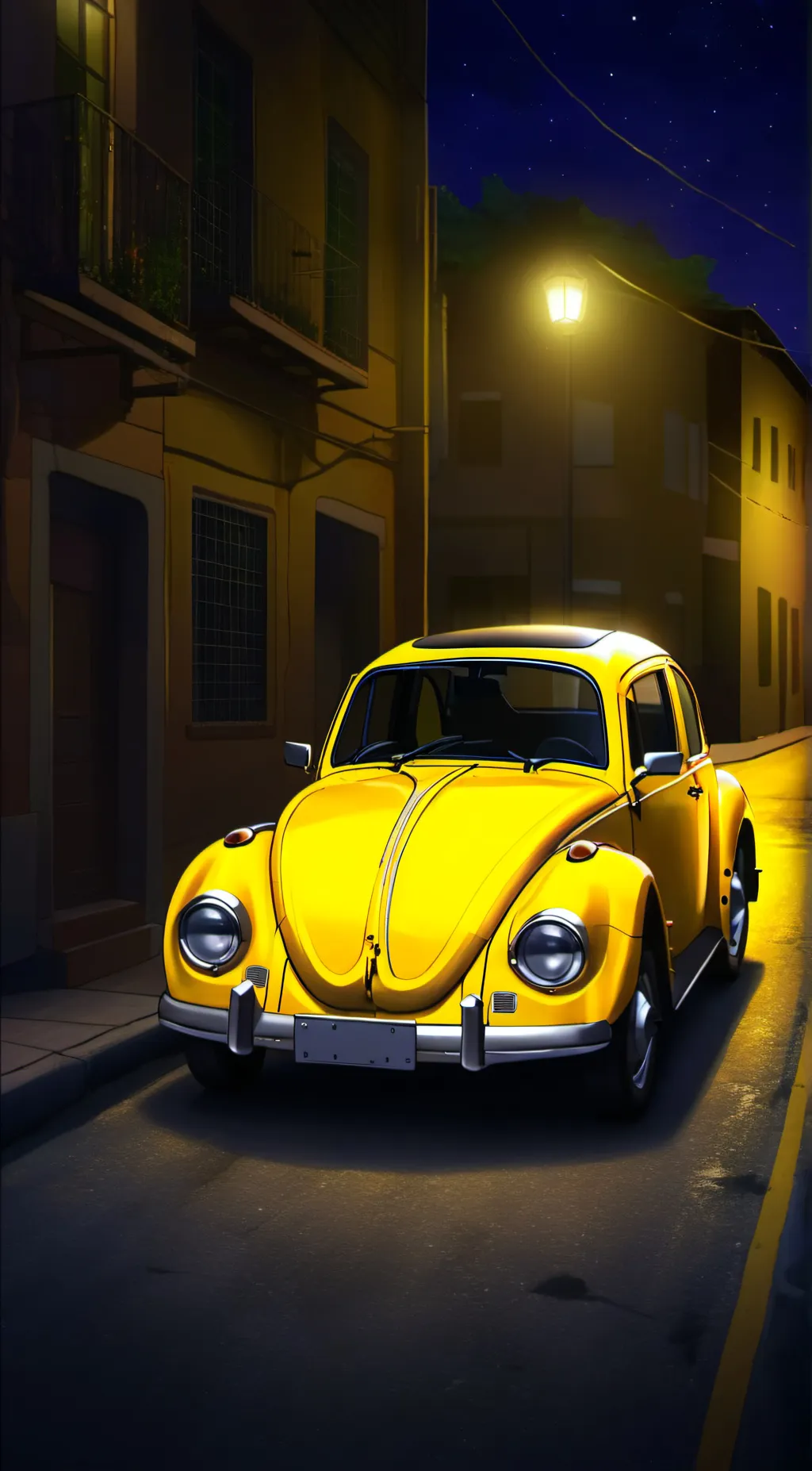 ai character: vw Kunnin background