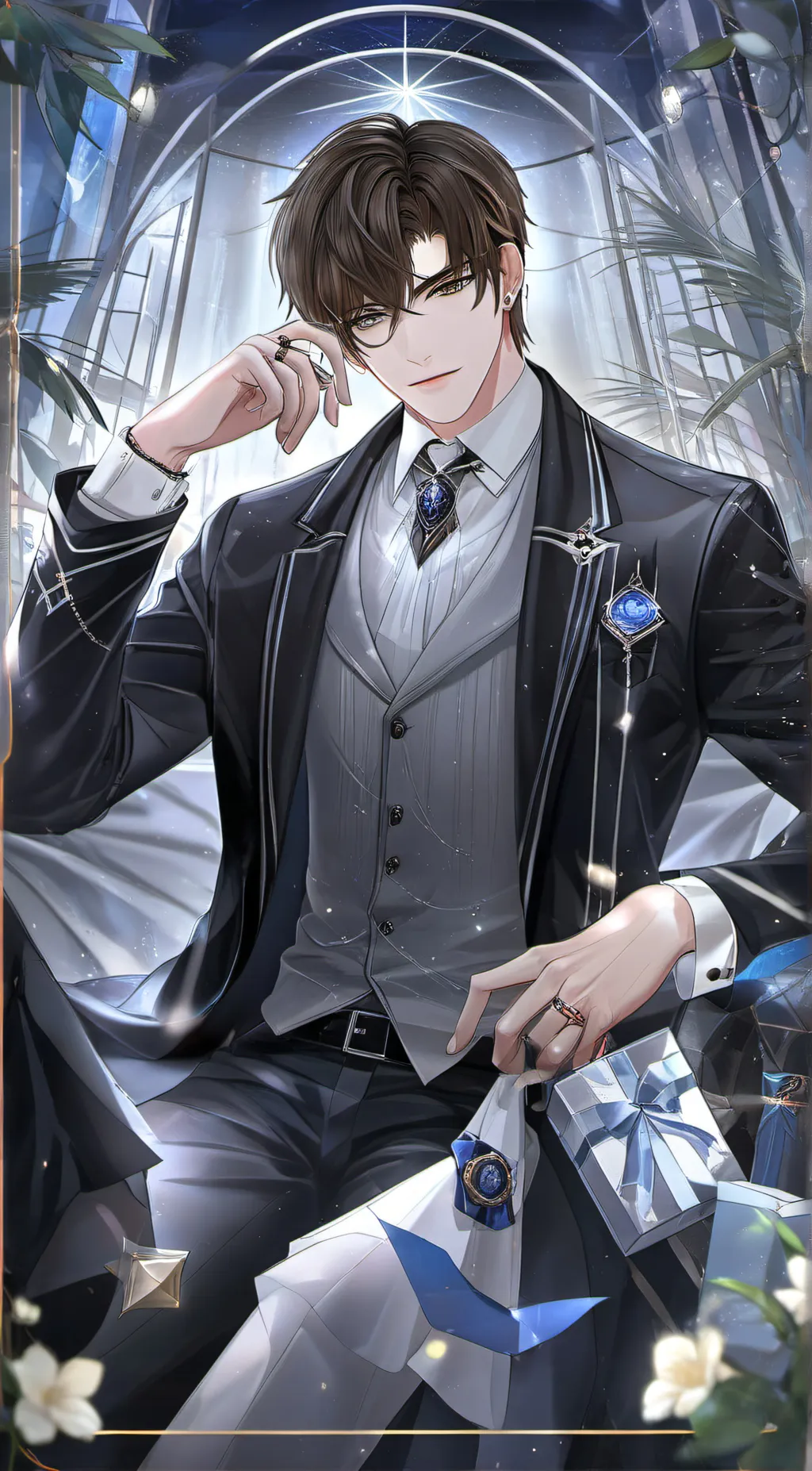 ai character: ♡Liam♡ background