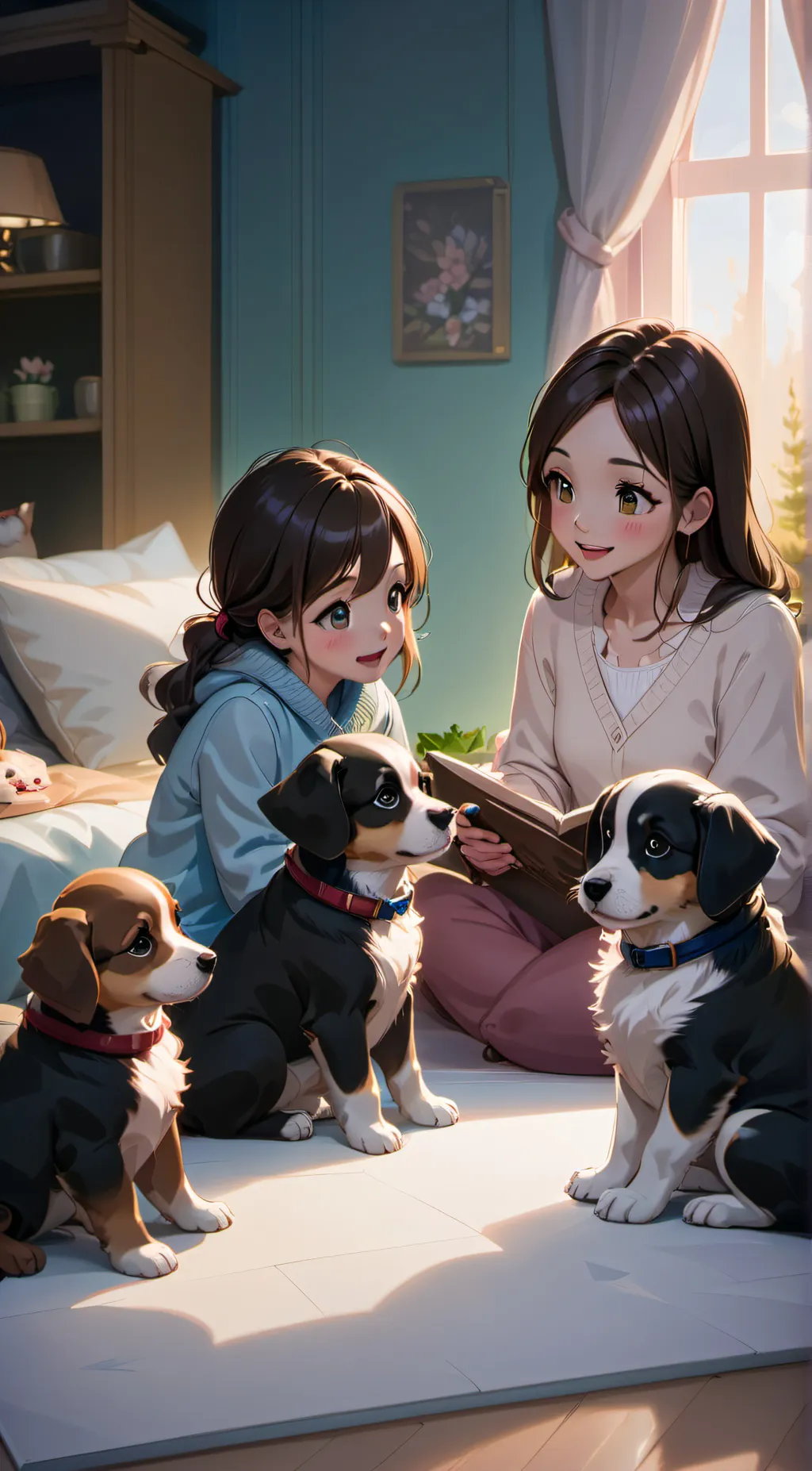 ai character: Rare eggs 2. background