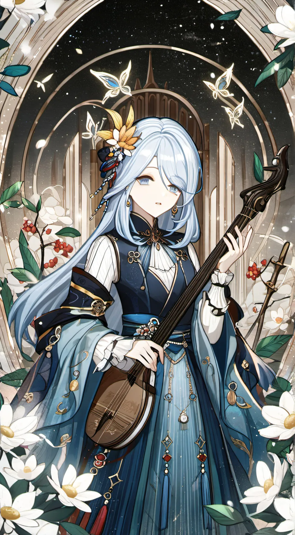 ai character: |°•Shenhe•°| background