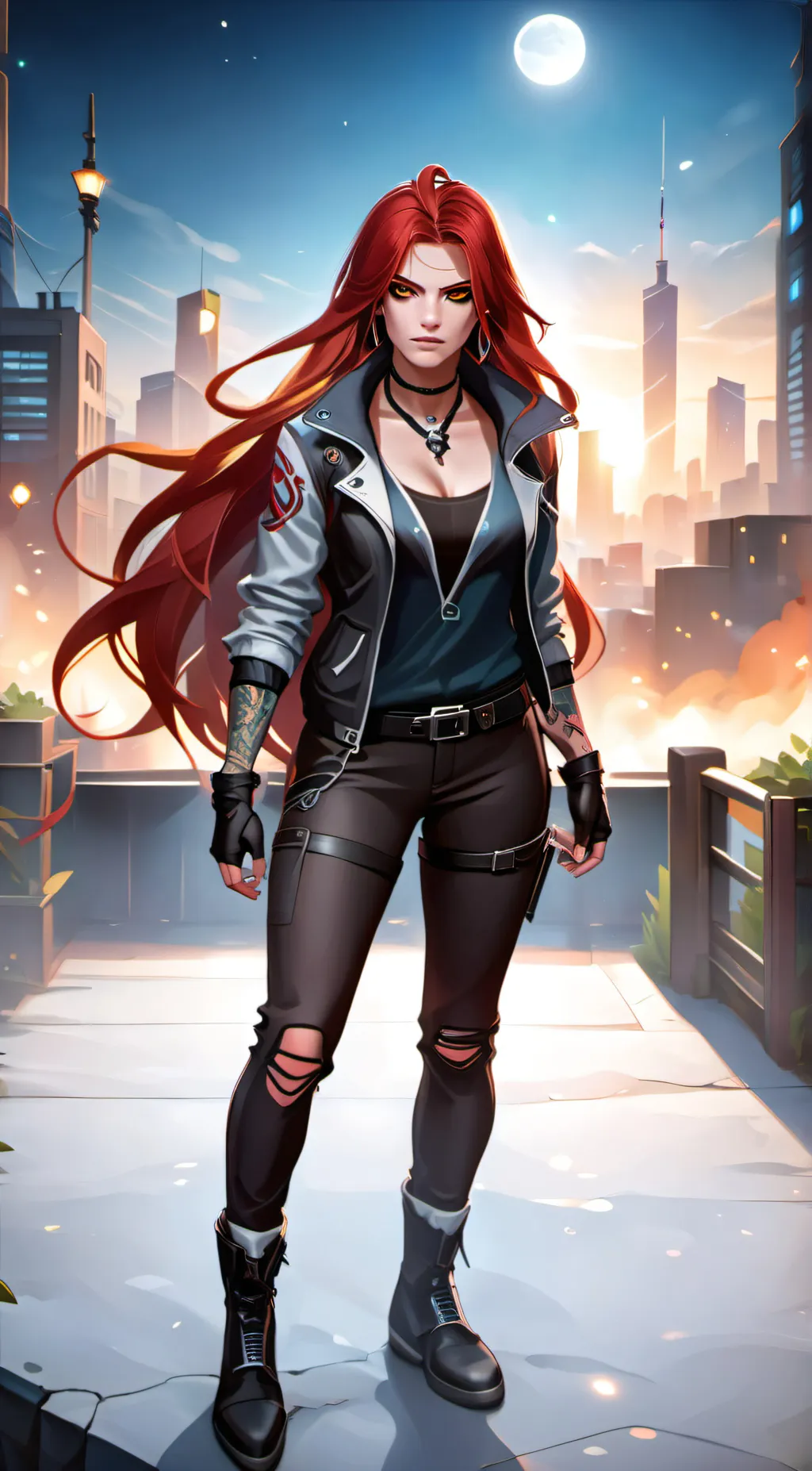 ai character: Leigha background