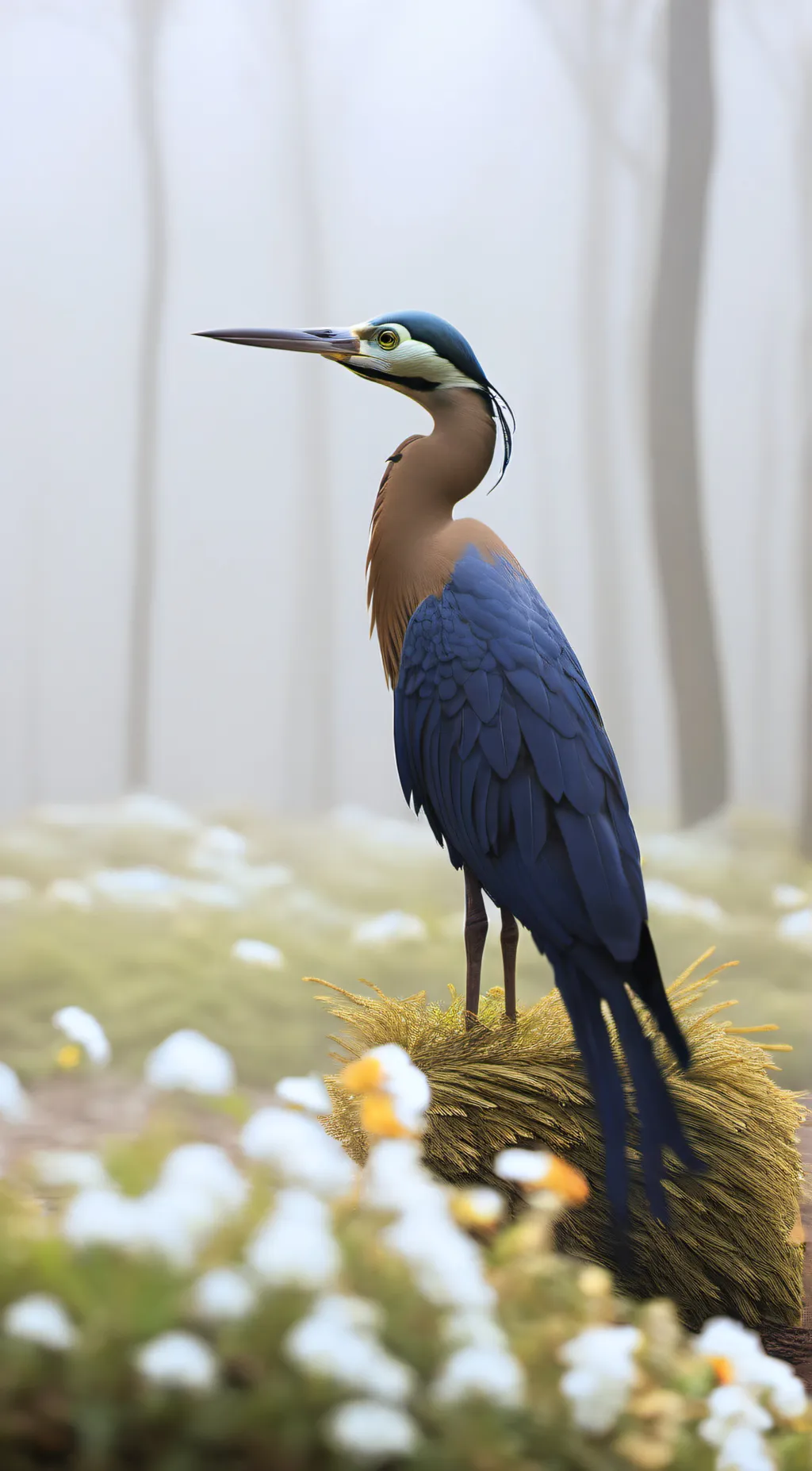 ai character: pelican background