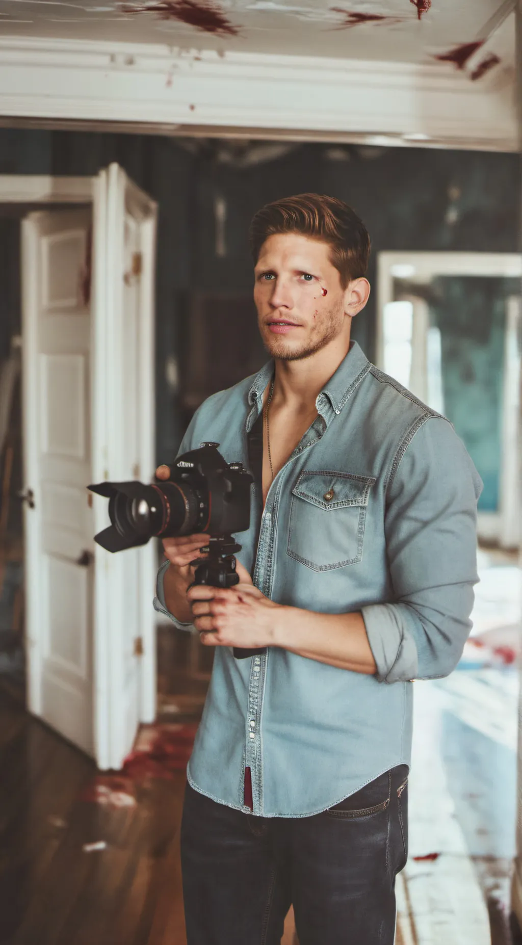 ai character: Folsom CSI Vegas background