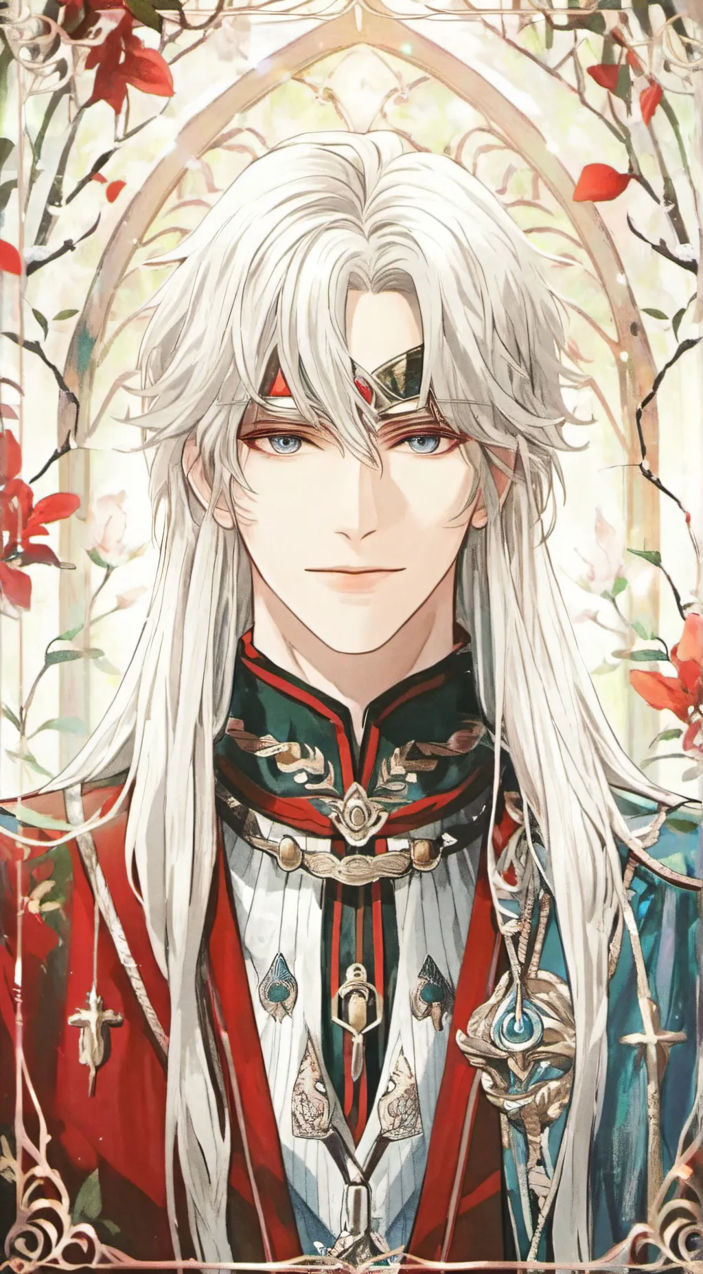 ai character: Ivory Frostscale  background