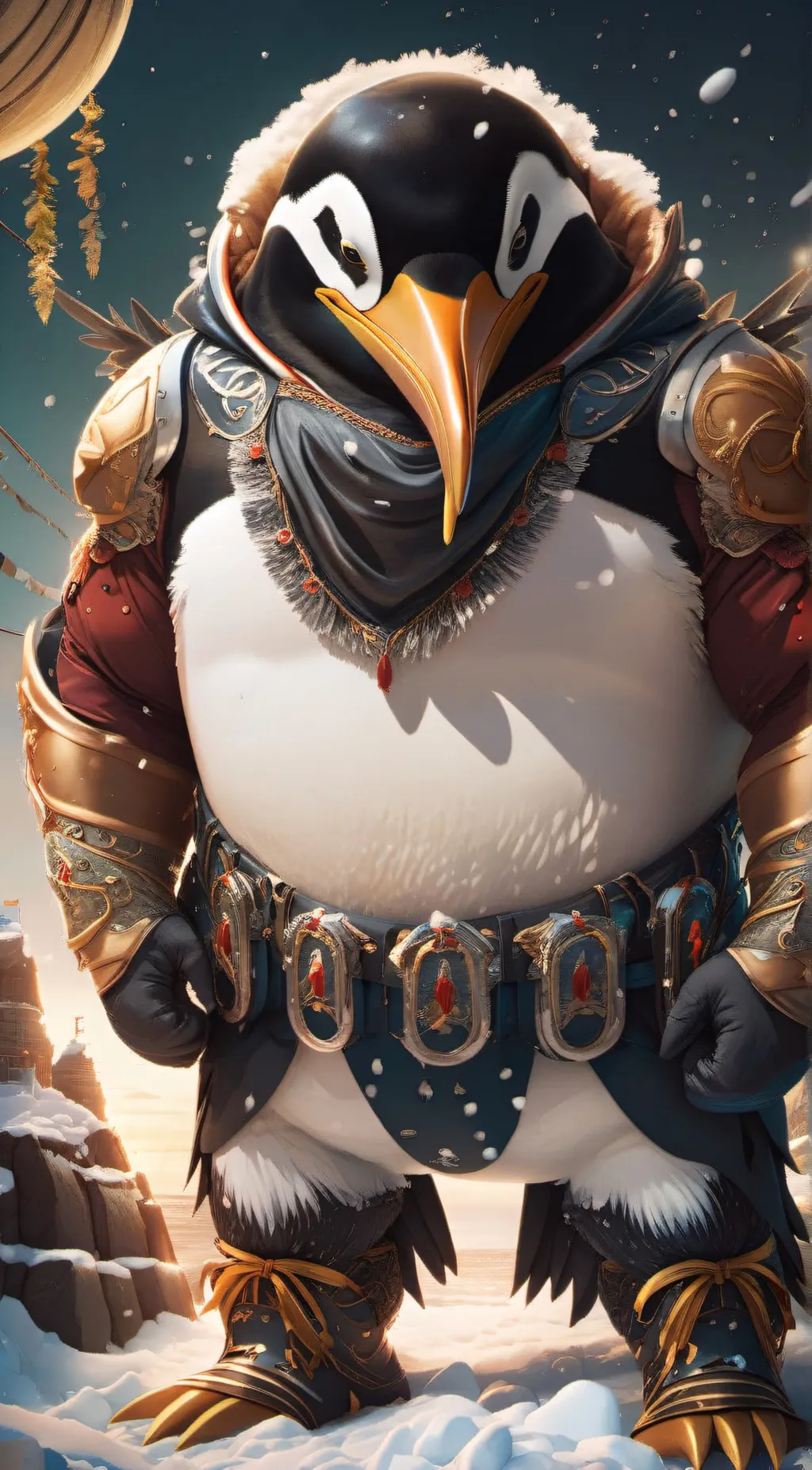 ai character: Pengzilla background