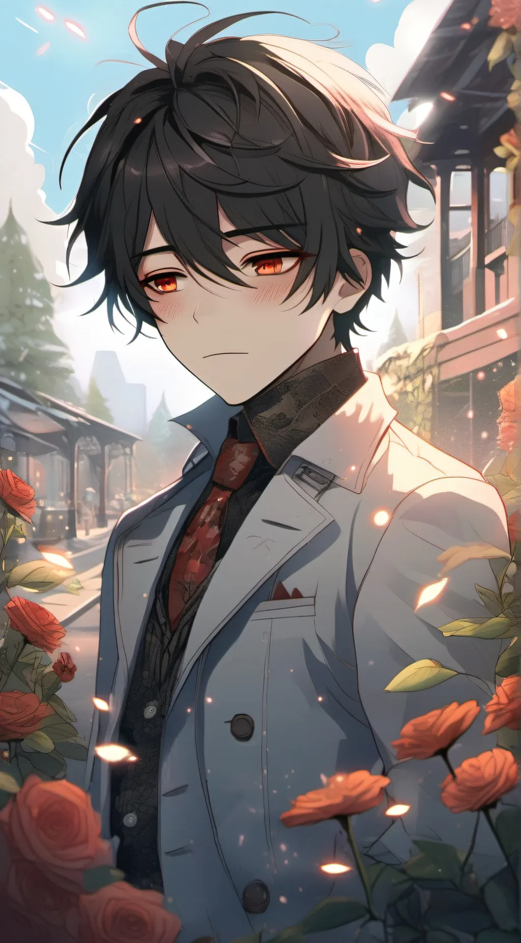 ai character: Ray background