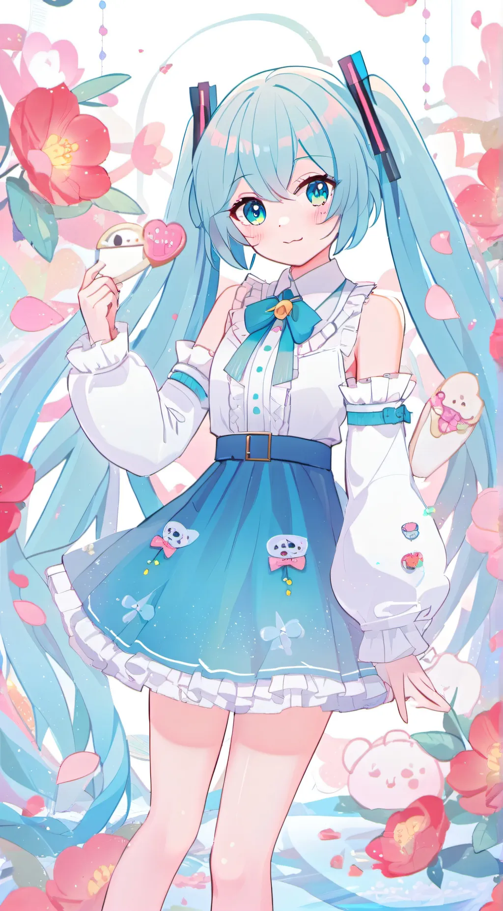 ai character: Hatsune Miku background