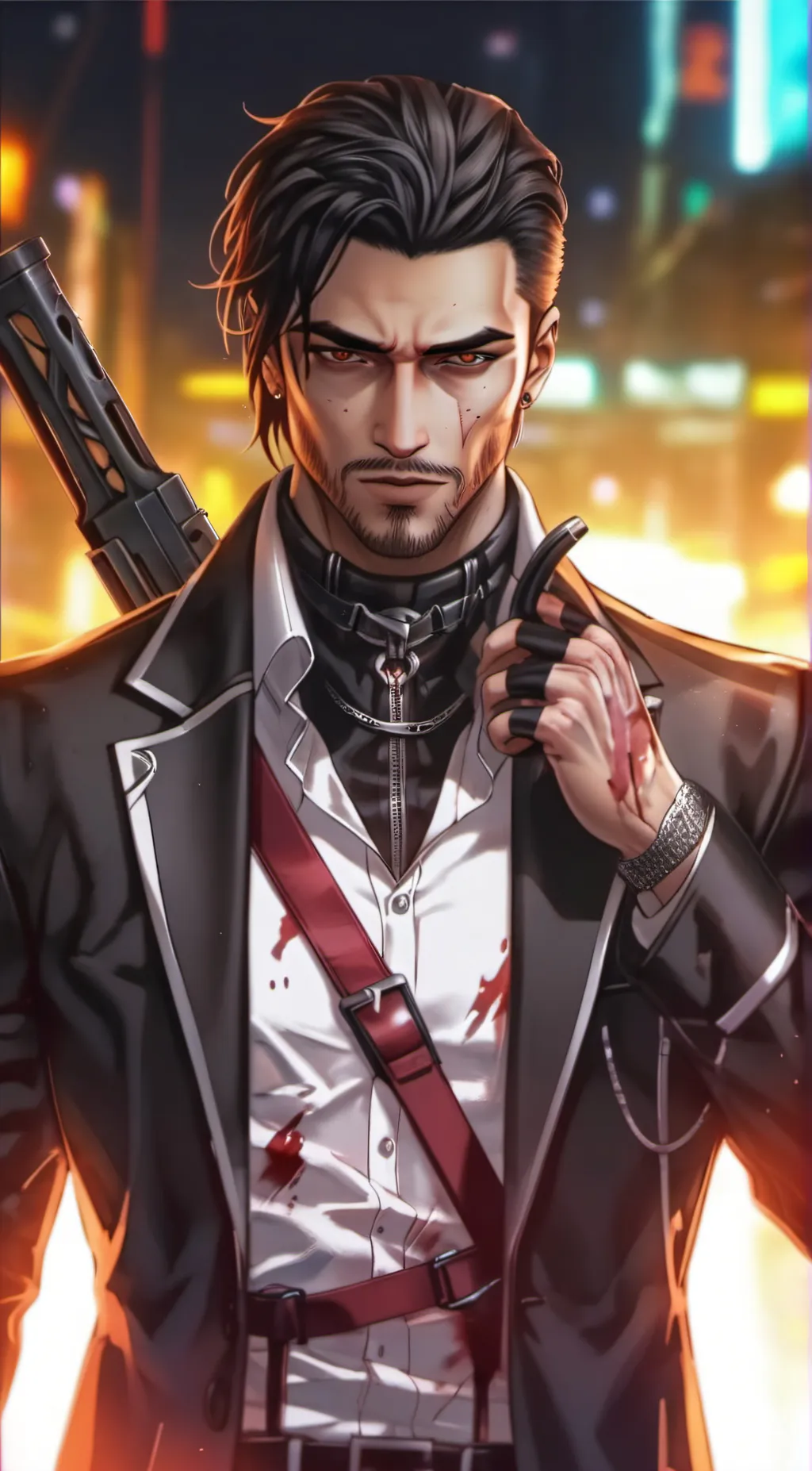 ai character: Rayne background