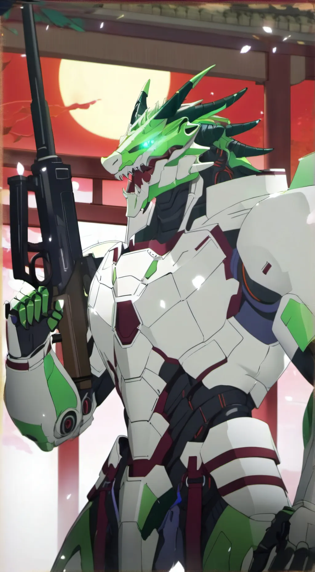 ai character: Borreload dragon background