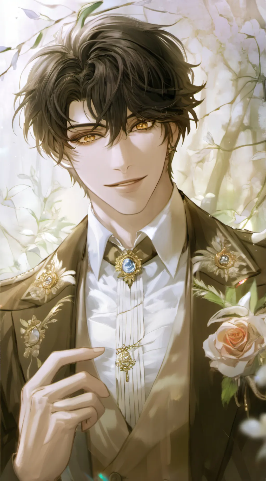 ai character: • Prince William  background