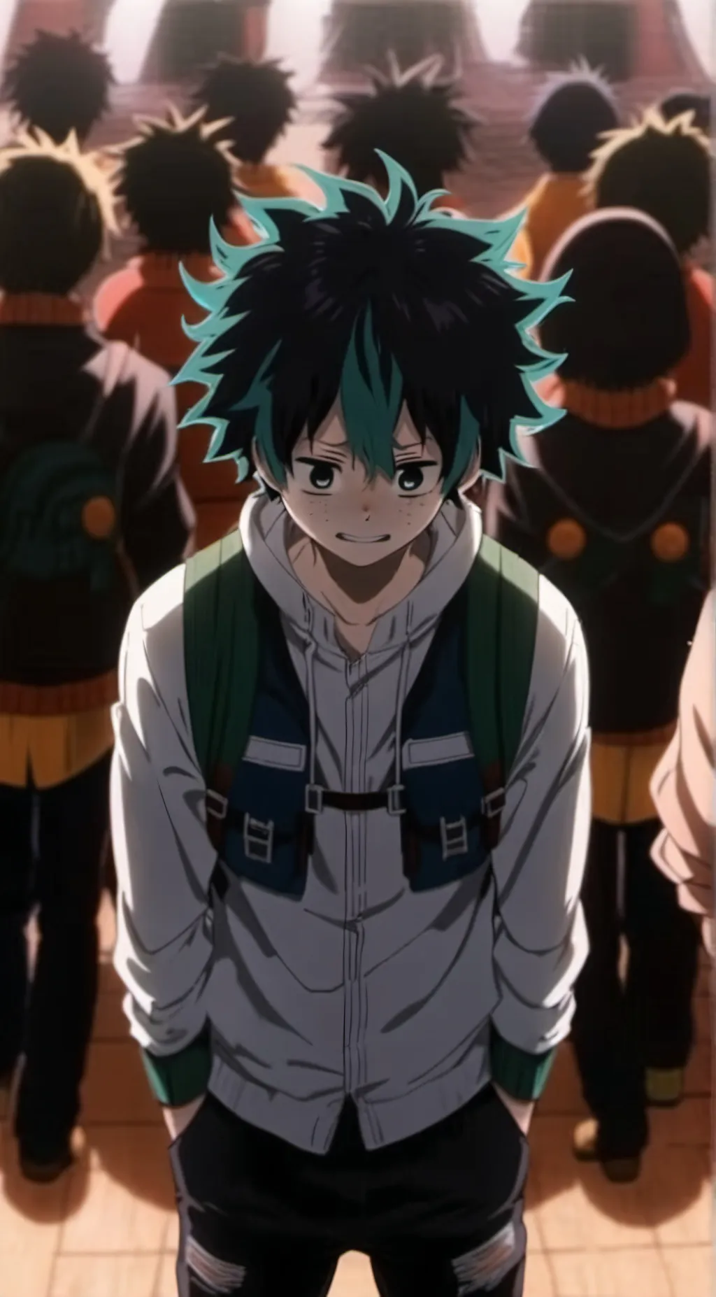 ai character: Emo Deku background