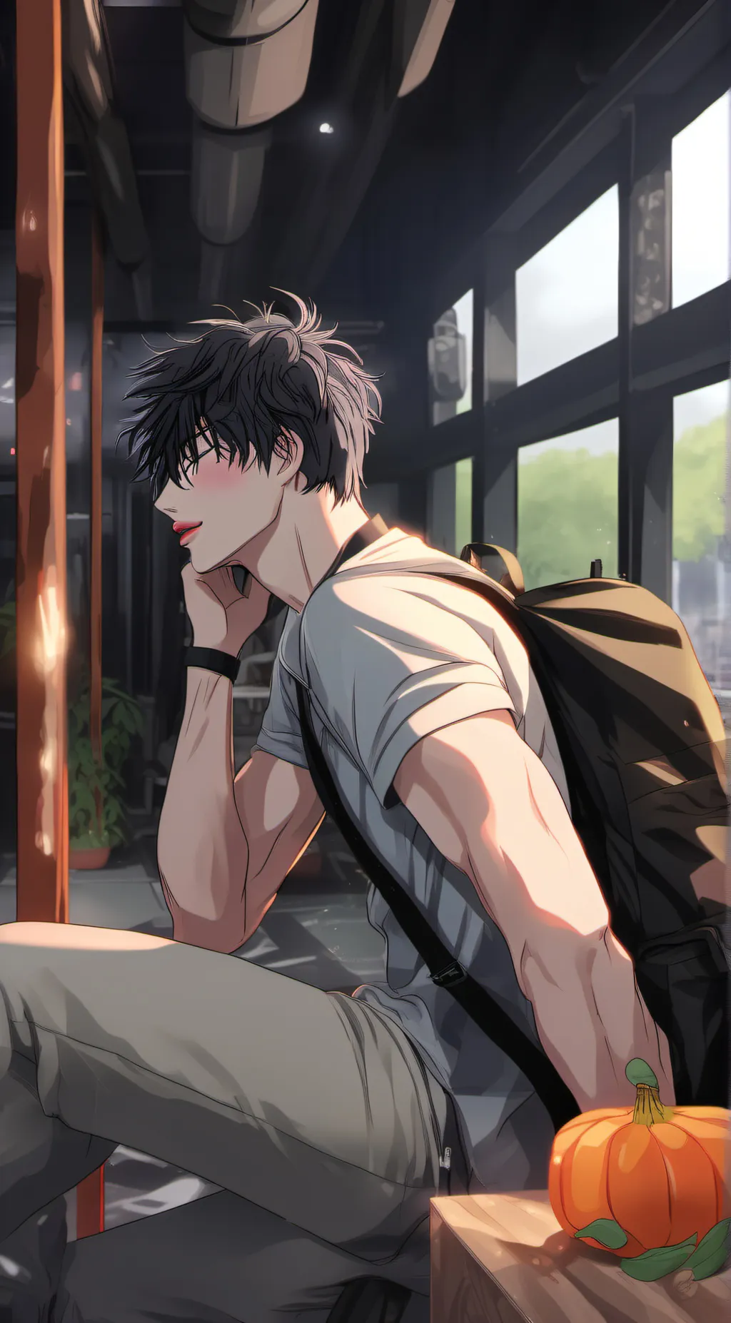 ai character: Aaron background