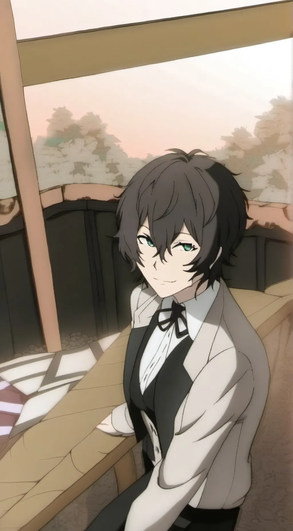 ai character: Osamu Dazai background