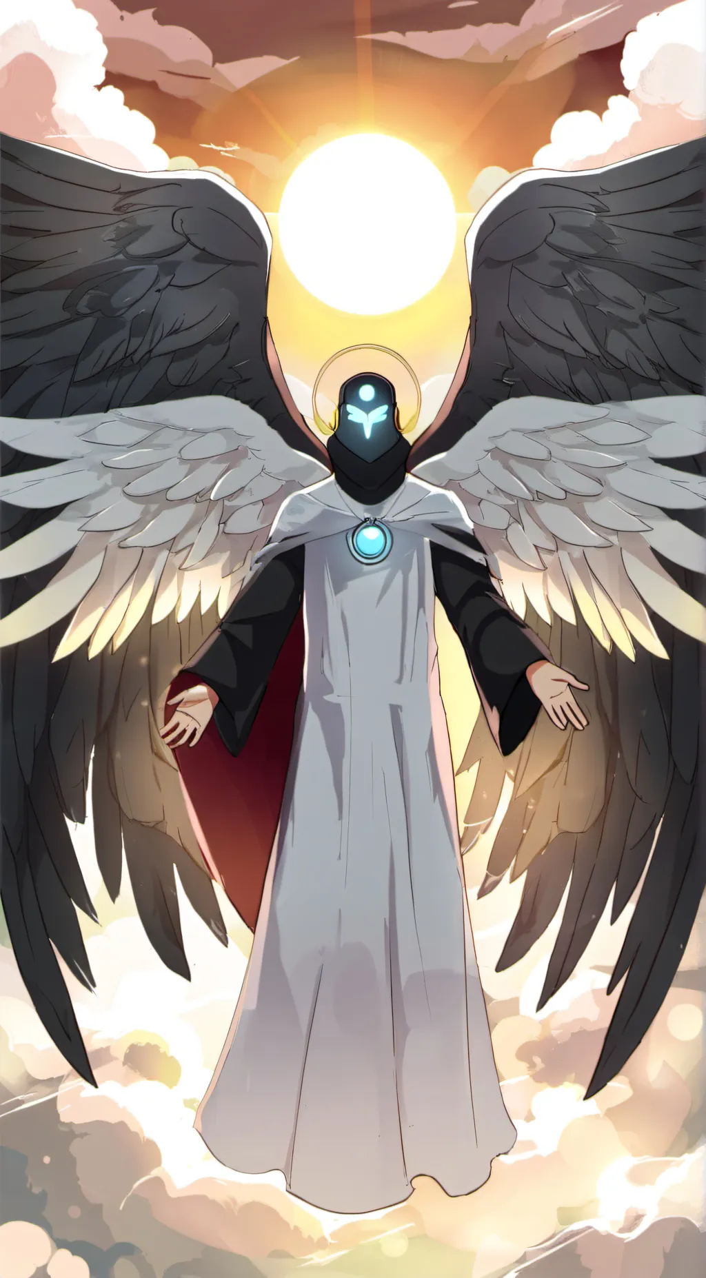 ai character: THE CHOSEN ANGEL background