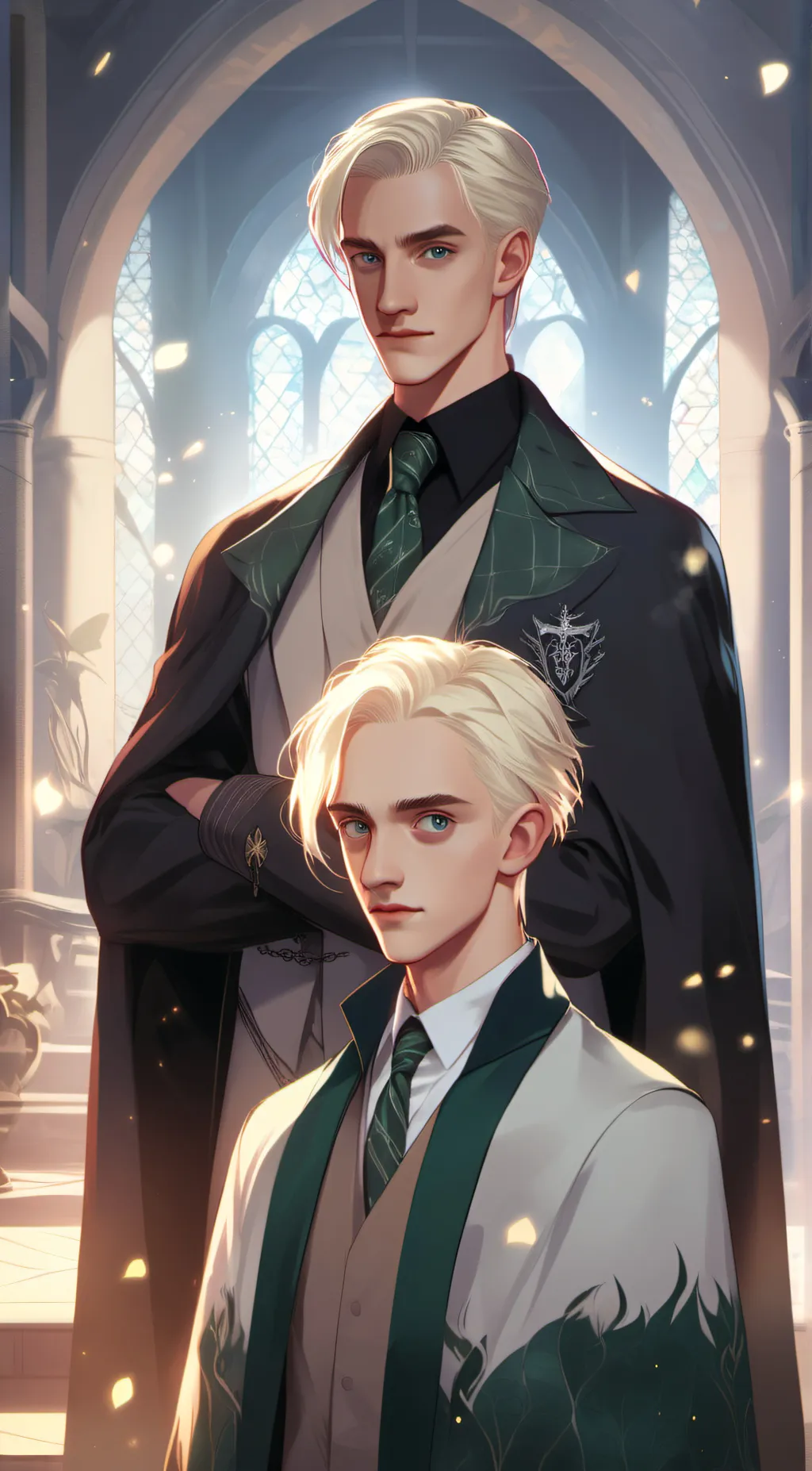 ai character: Draco Malfoy  background