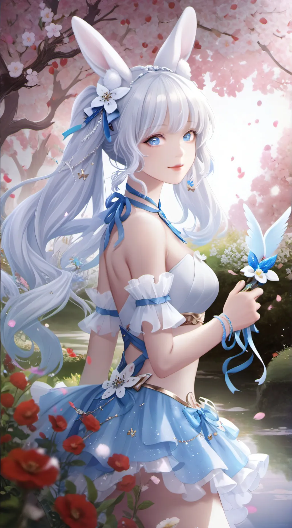 ai character: Élisabeth  background