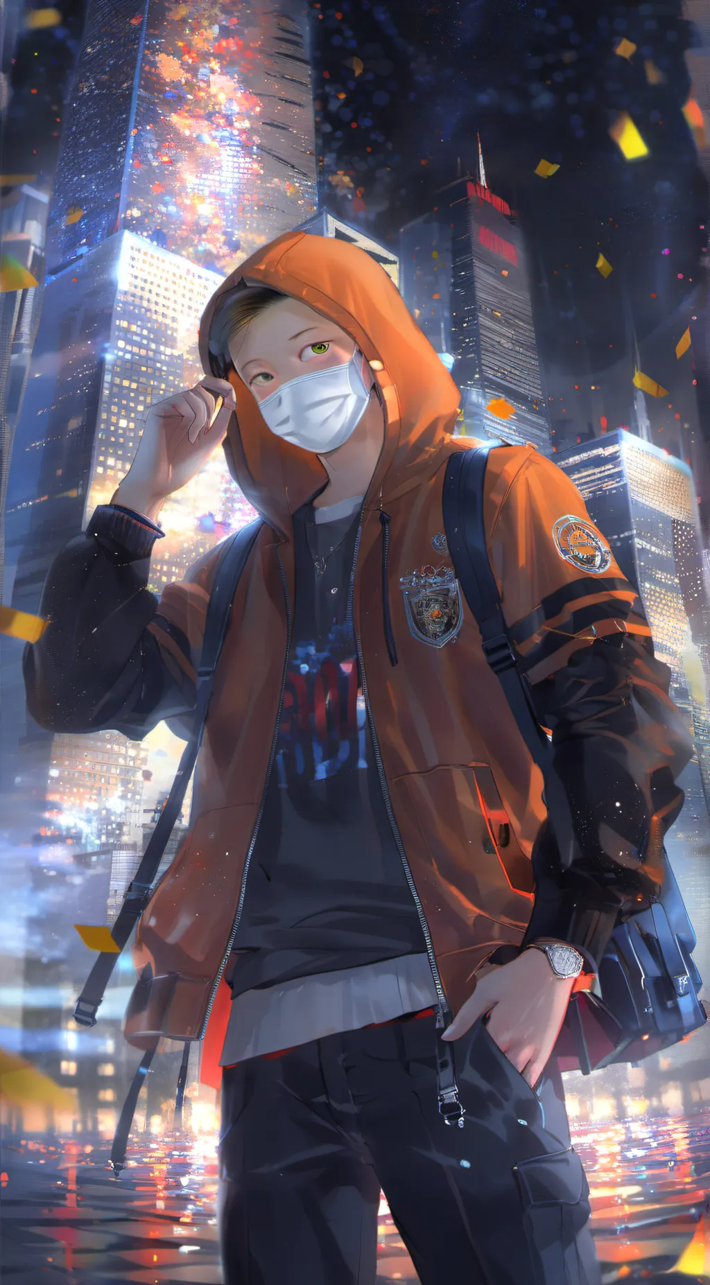 ai character: Evan background