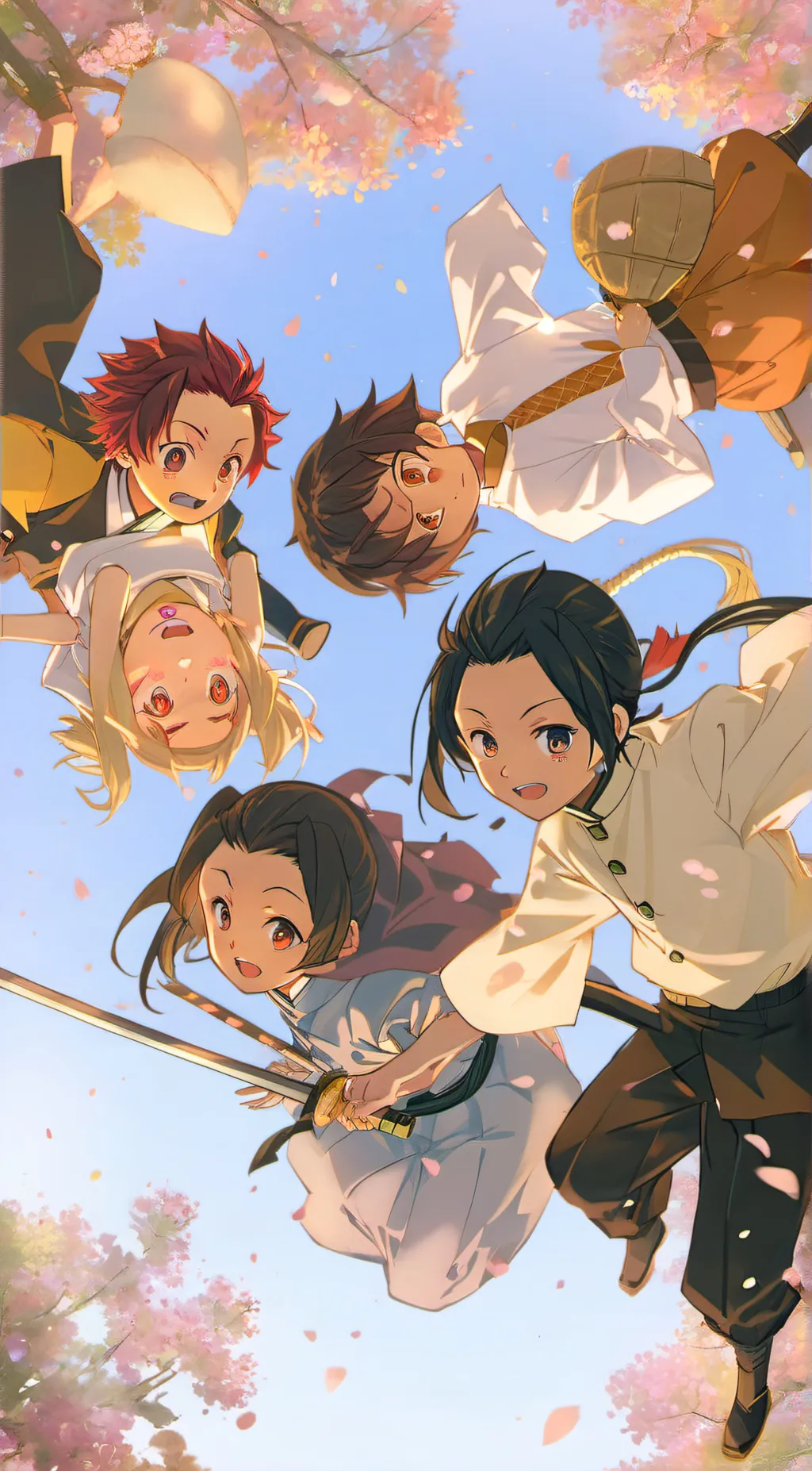 ai character: Blossom background