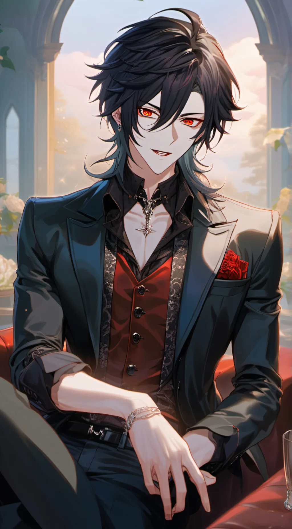 ai character: Twilight Host Club background