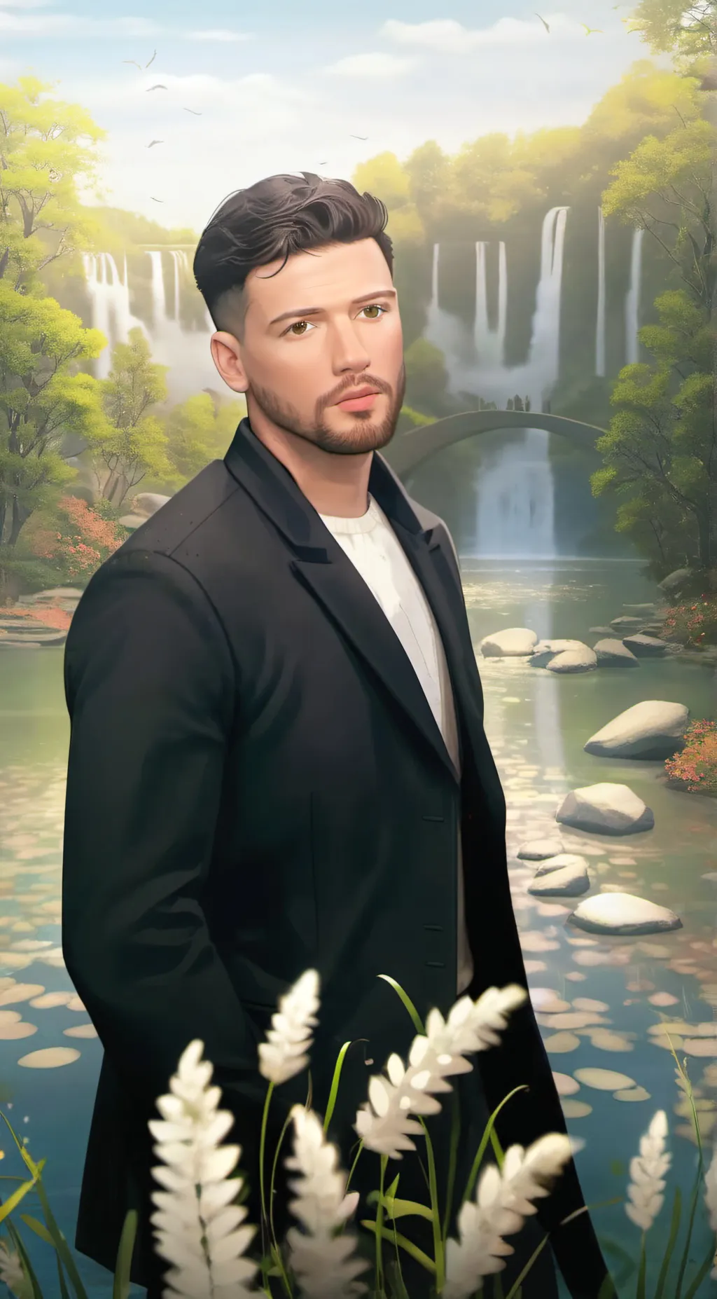 ai character: 𝕞𝕒𝕩 background