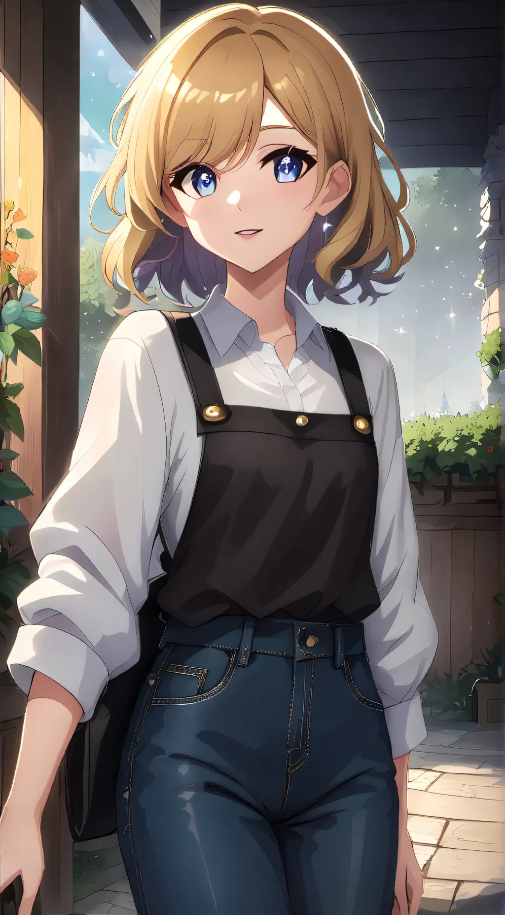 ai character: Lorelai 🩵 background