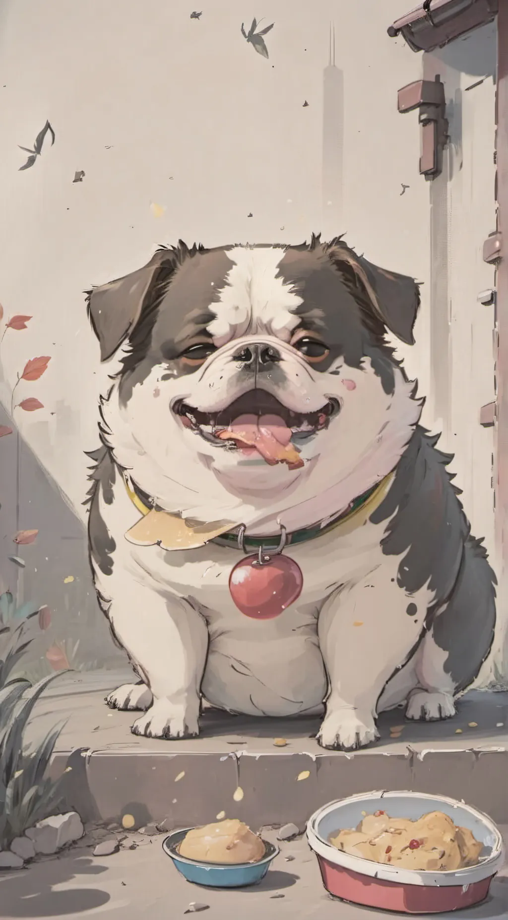 ai character: Mocha background