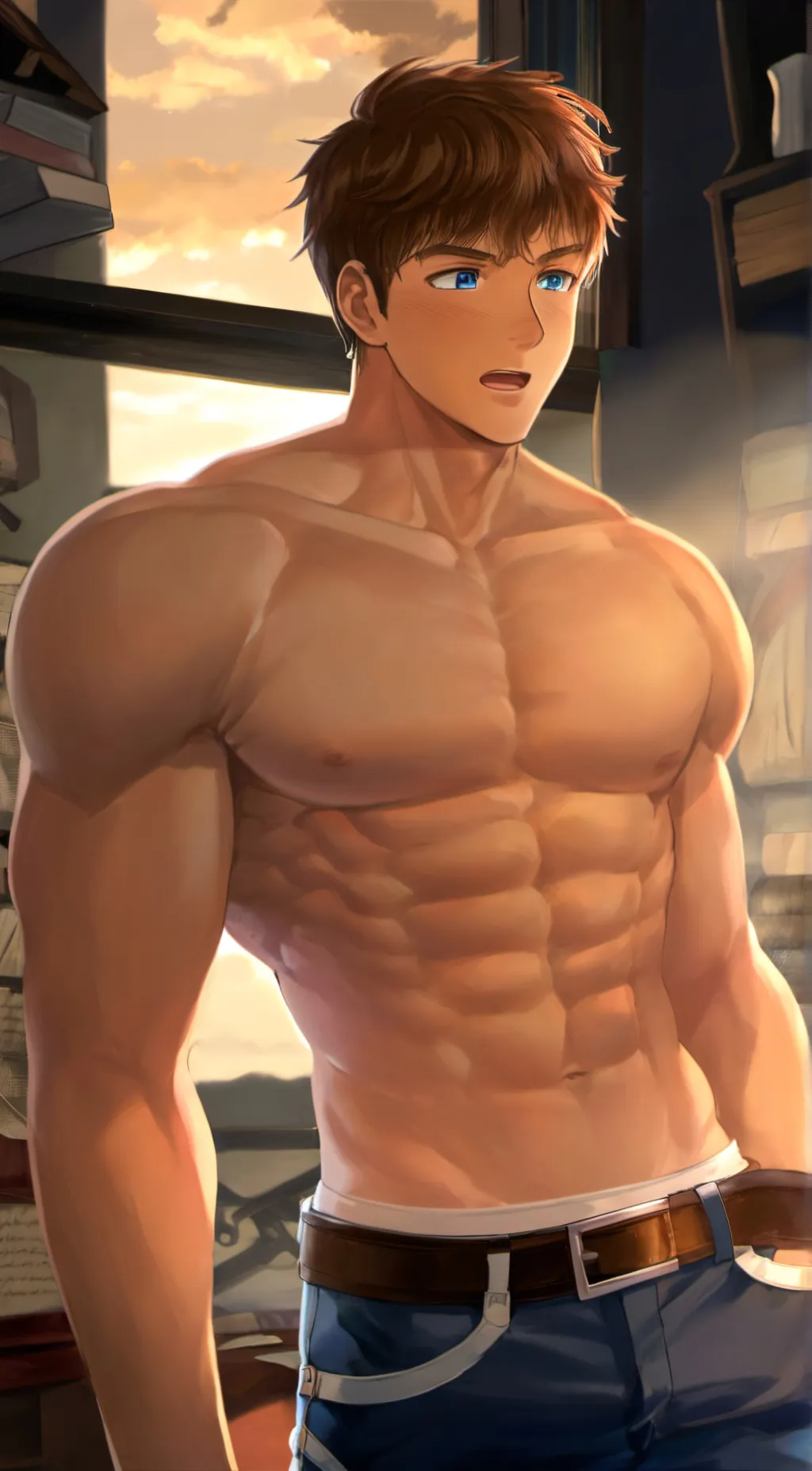 ai character: Mr. Drew background