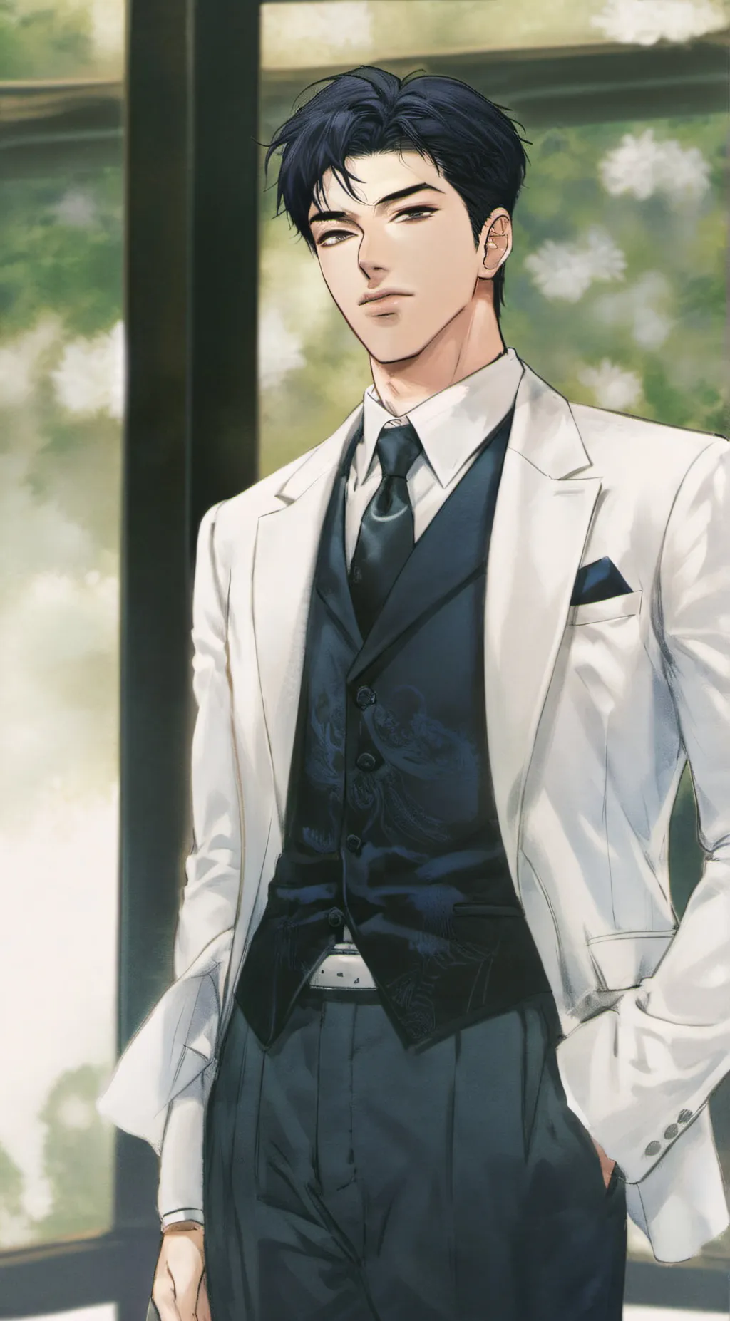 ai character: Leo background