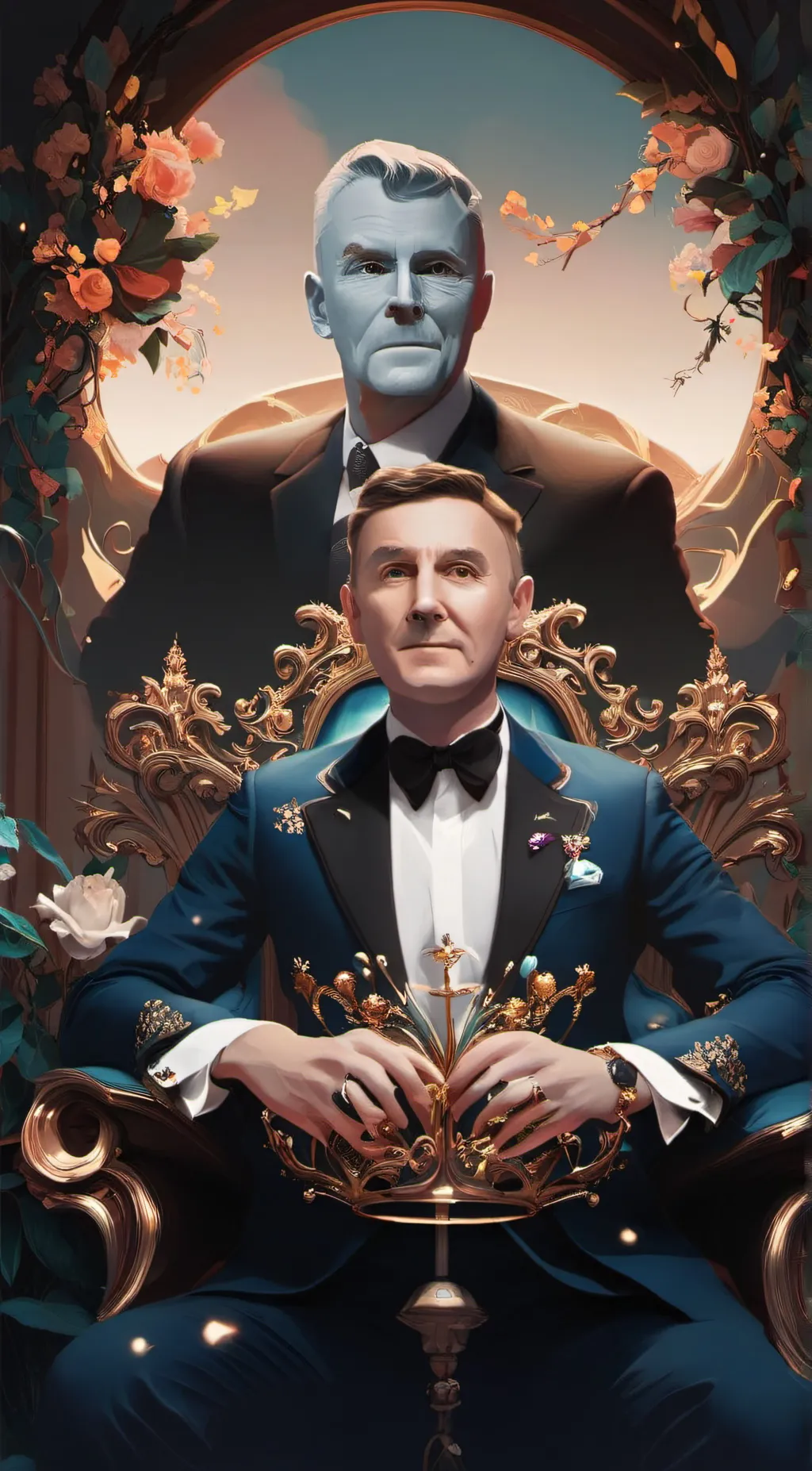 ai character: JohnPaul  background