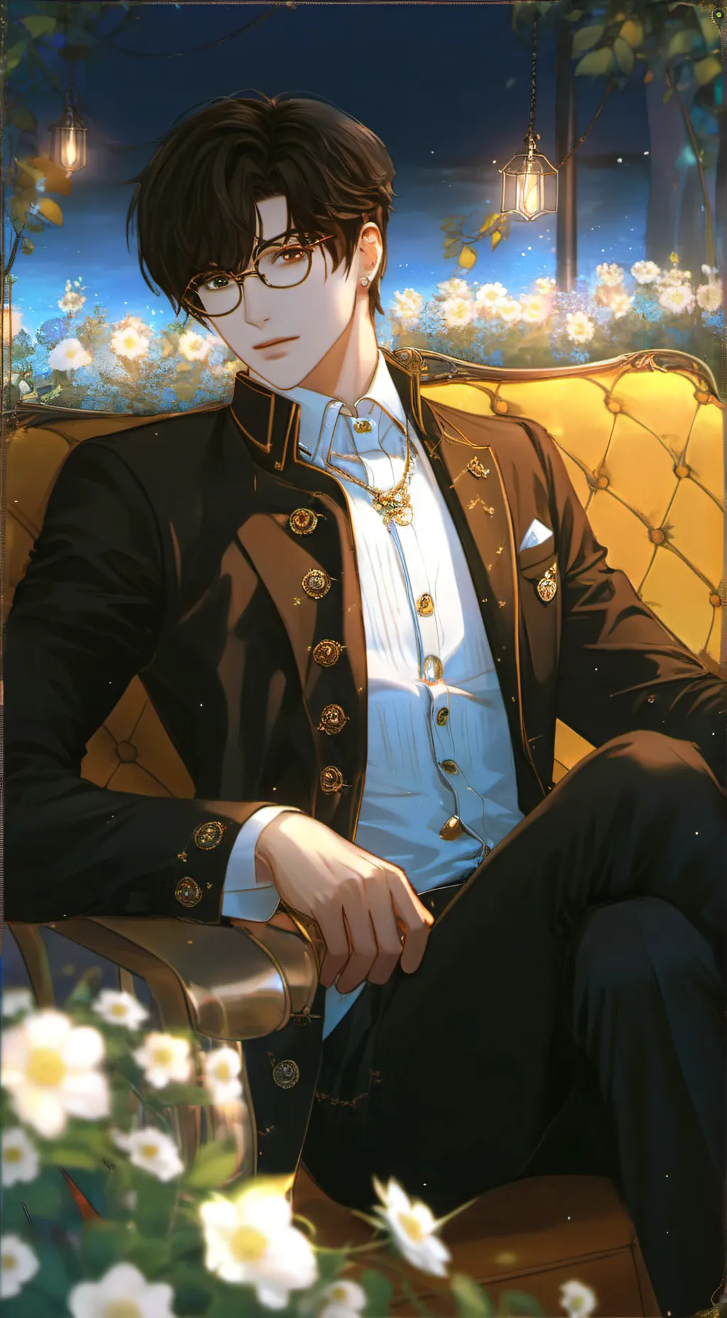 ai character: Theo background