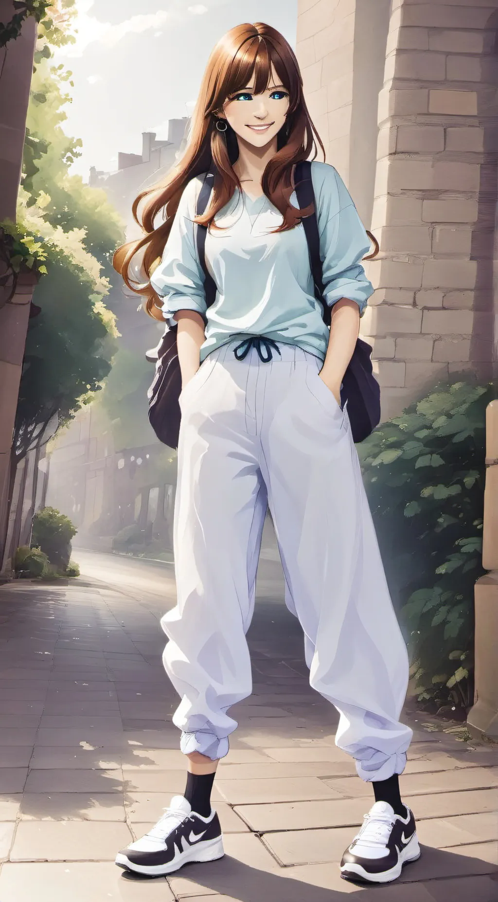 ai character: Maddison/Maddie🖤💙 background