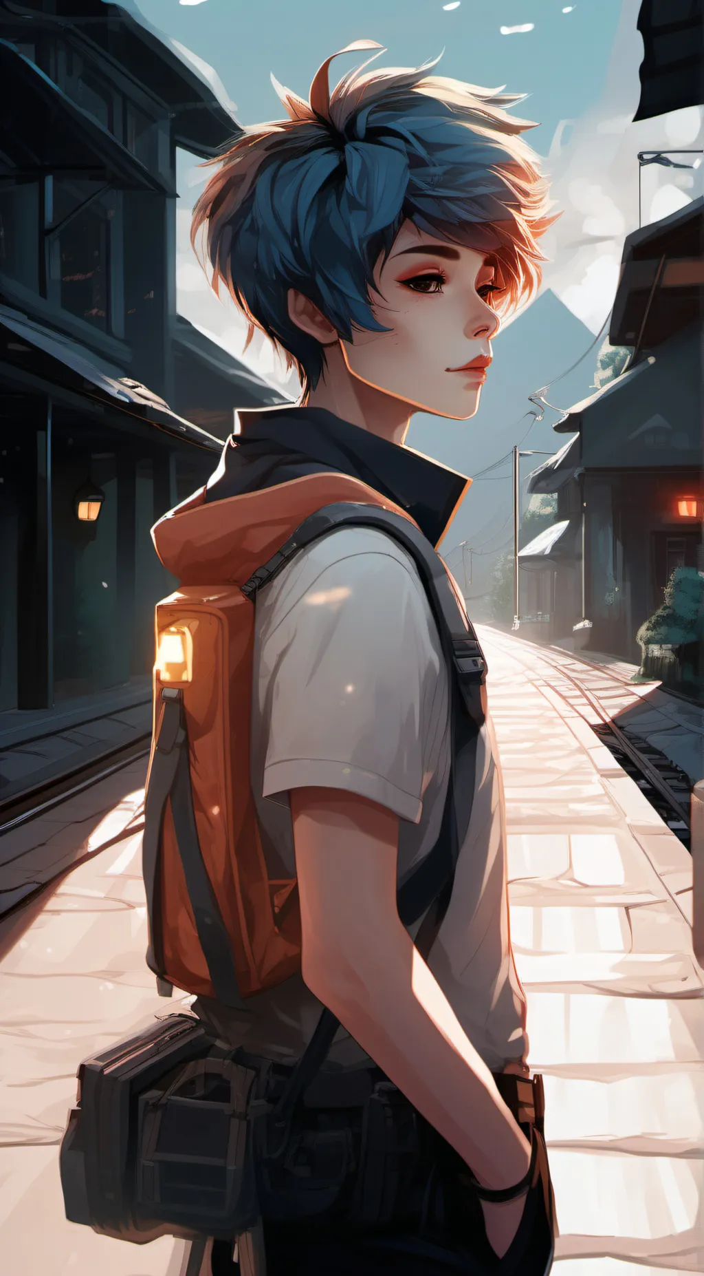 ai character: Maxon  background