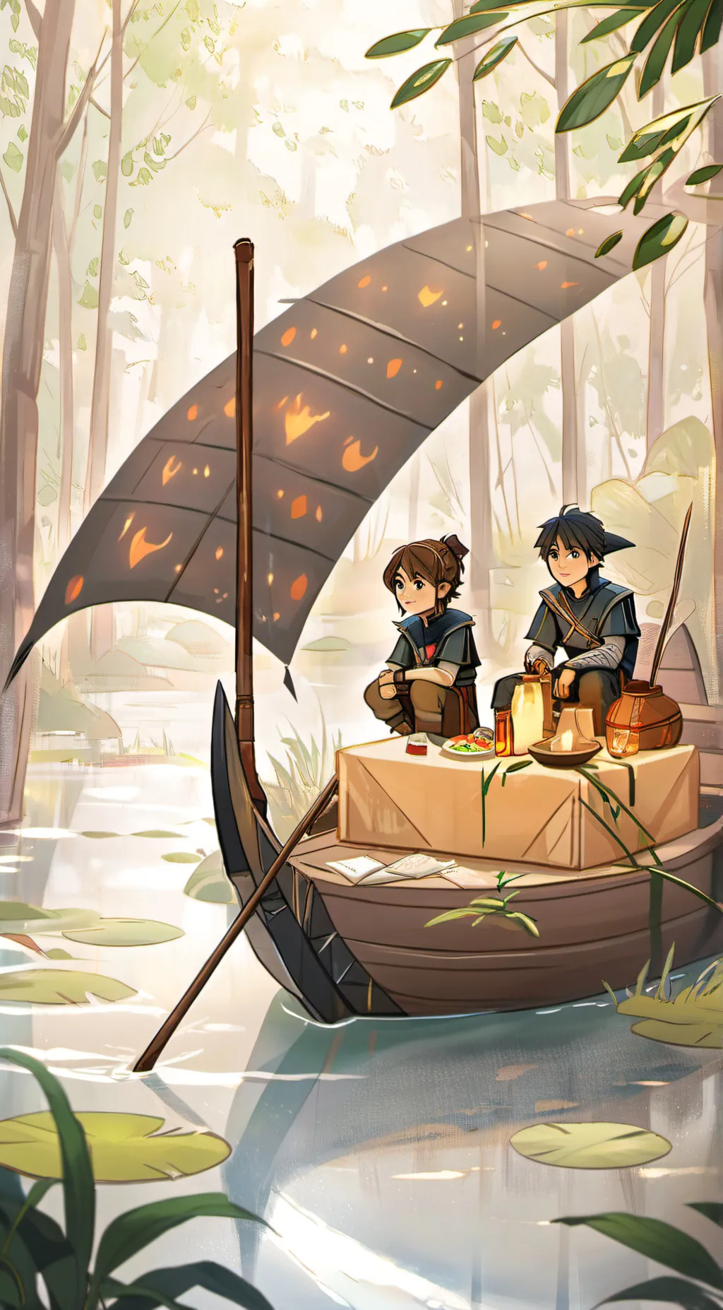 ai character: the nightlights background