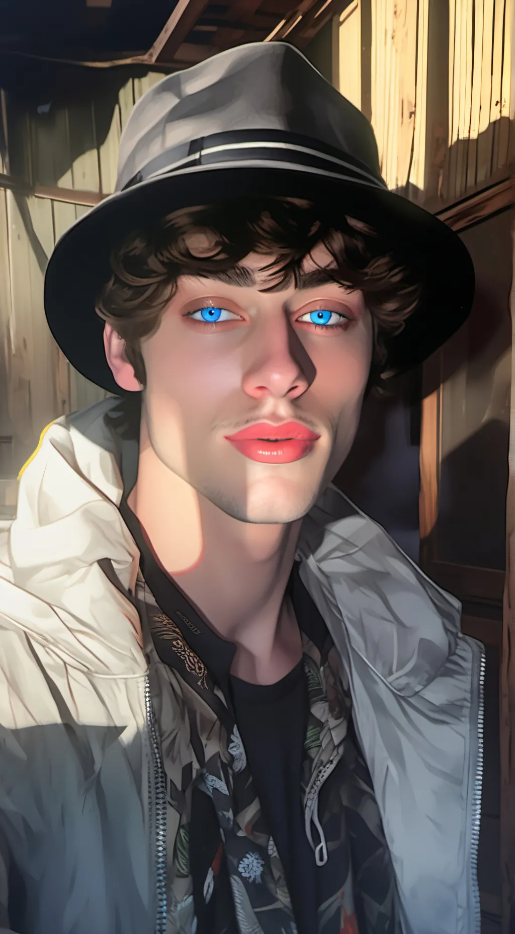 ai character: Swag boy background