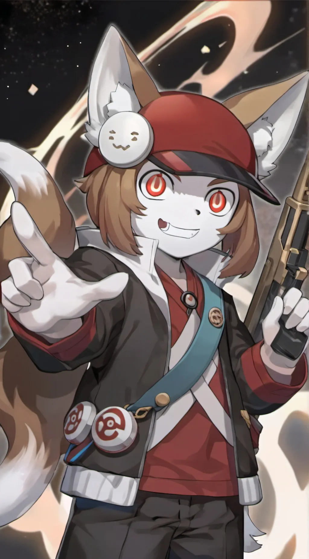 ai character: jibanyan background