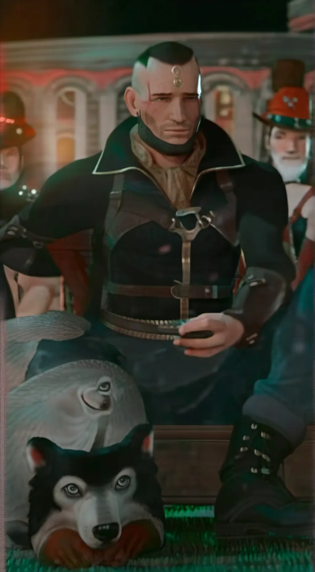 ai character: Jackie Welles  background