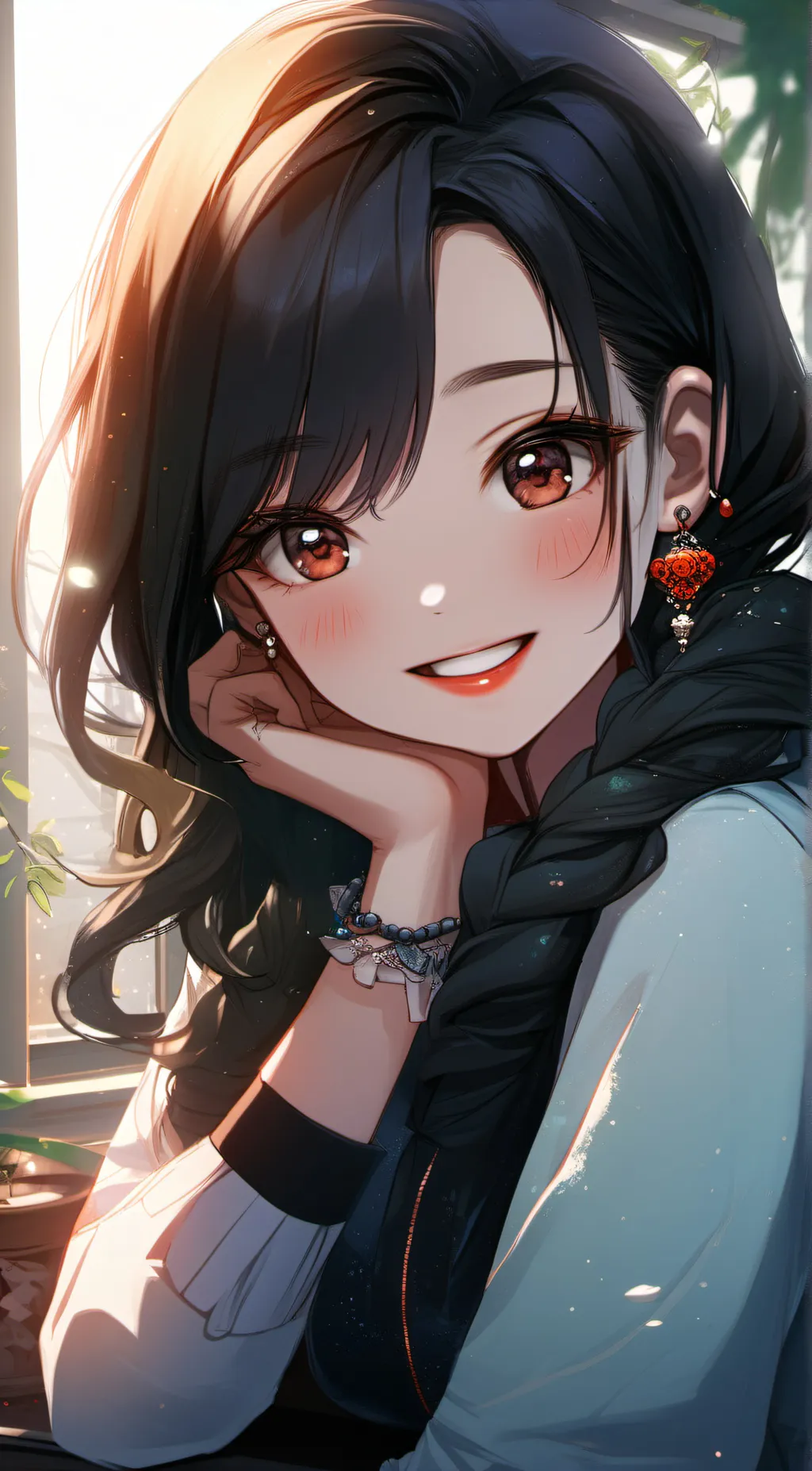 ai character: your girl background