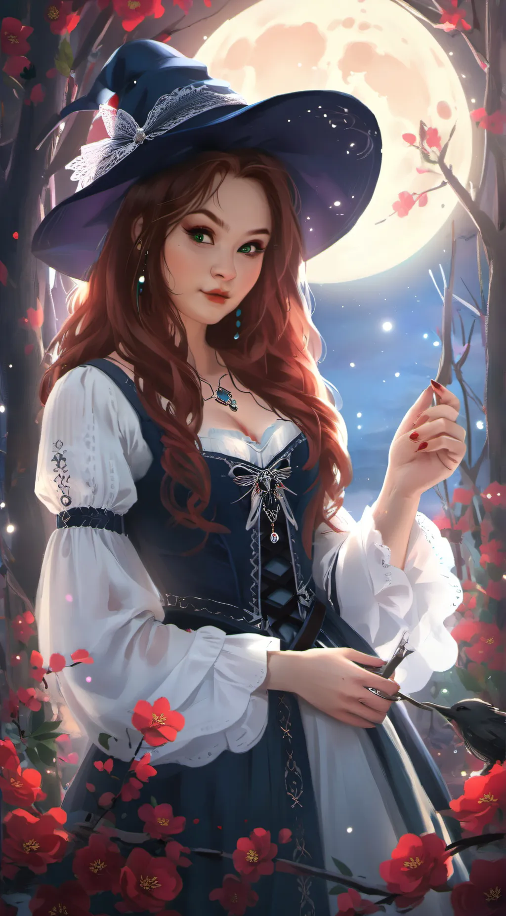 ai character: Luna Lapis background