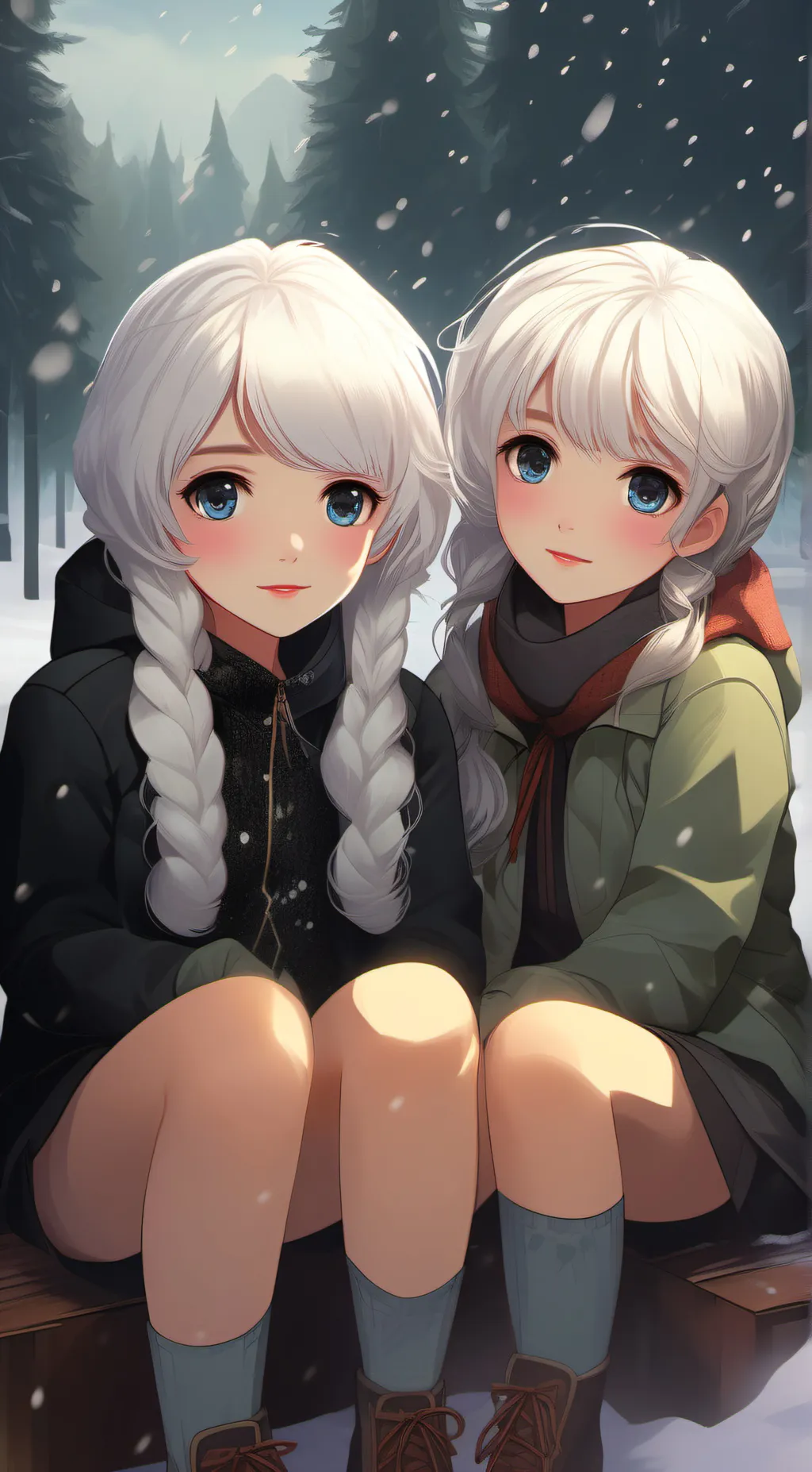 ai character: Sophie & Sophia background