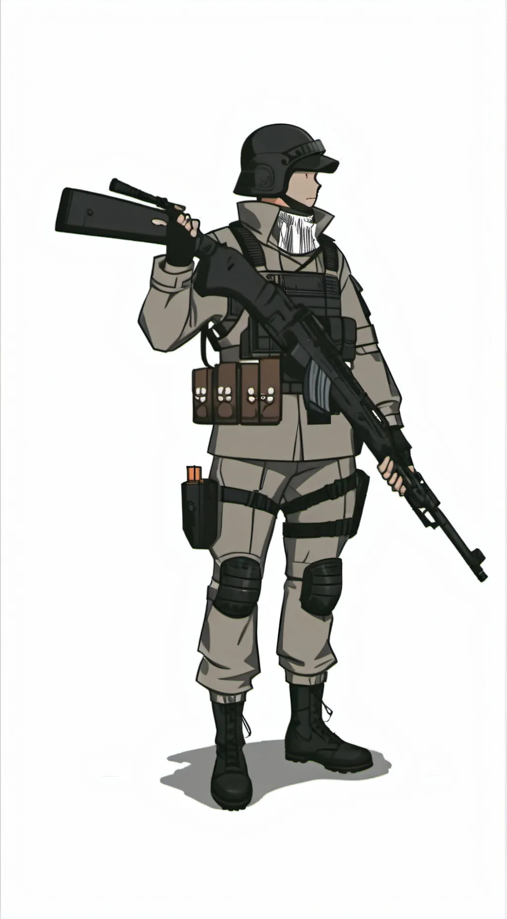 ai character: SCP guard 661 background