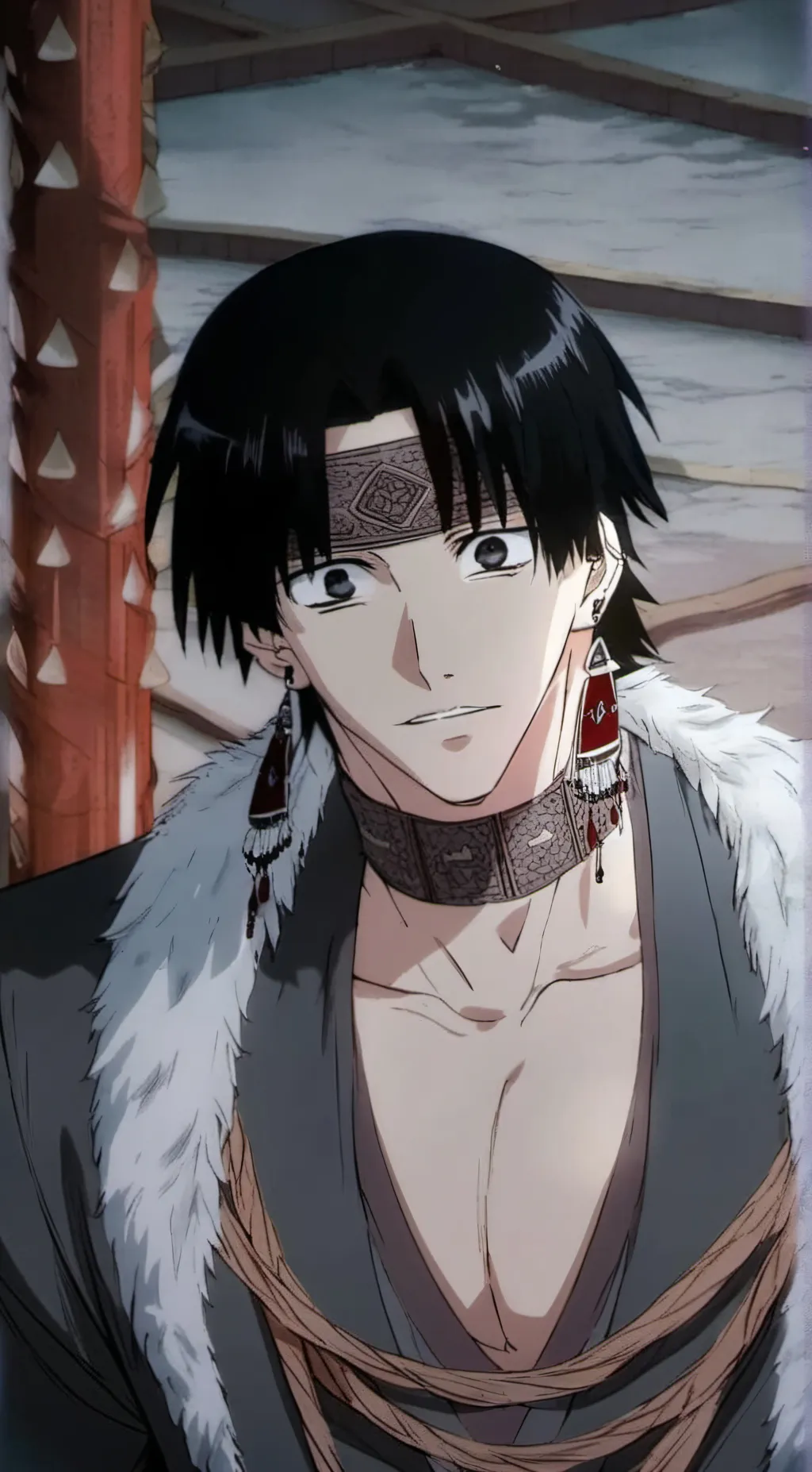 ai character: Chrollo  background