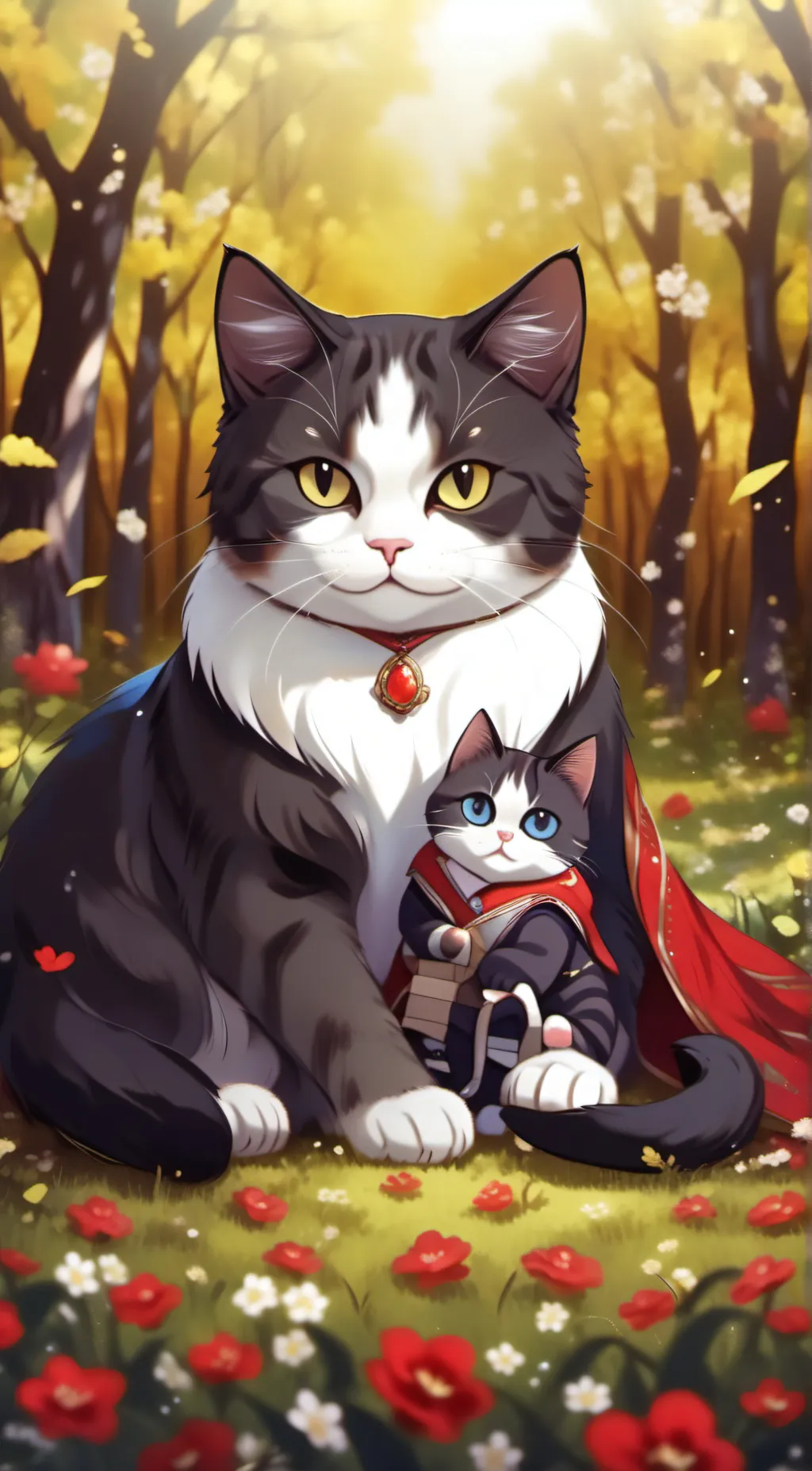 ai character: Laya and Chole  background