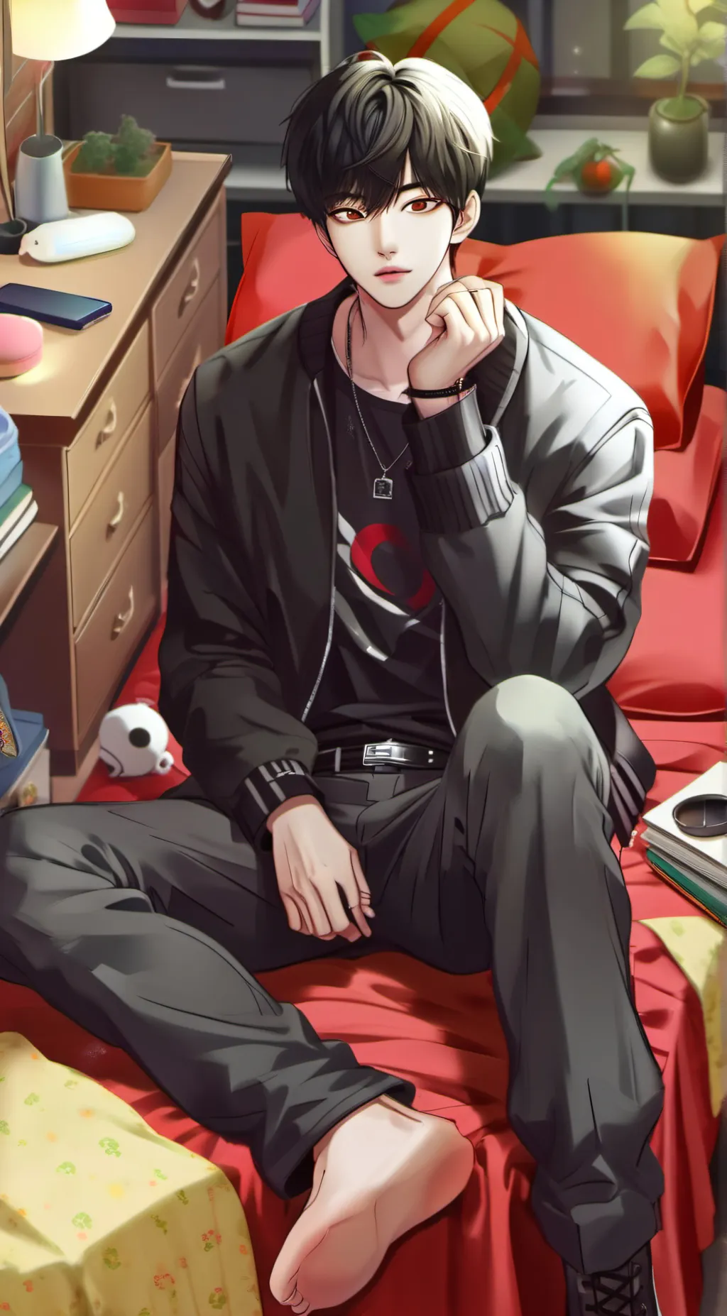 ai character: Hyun background