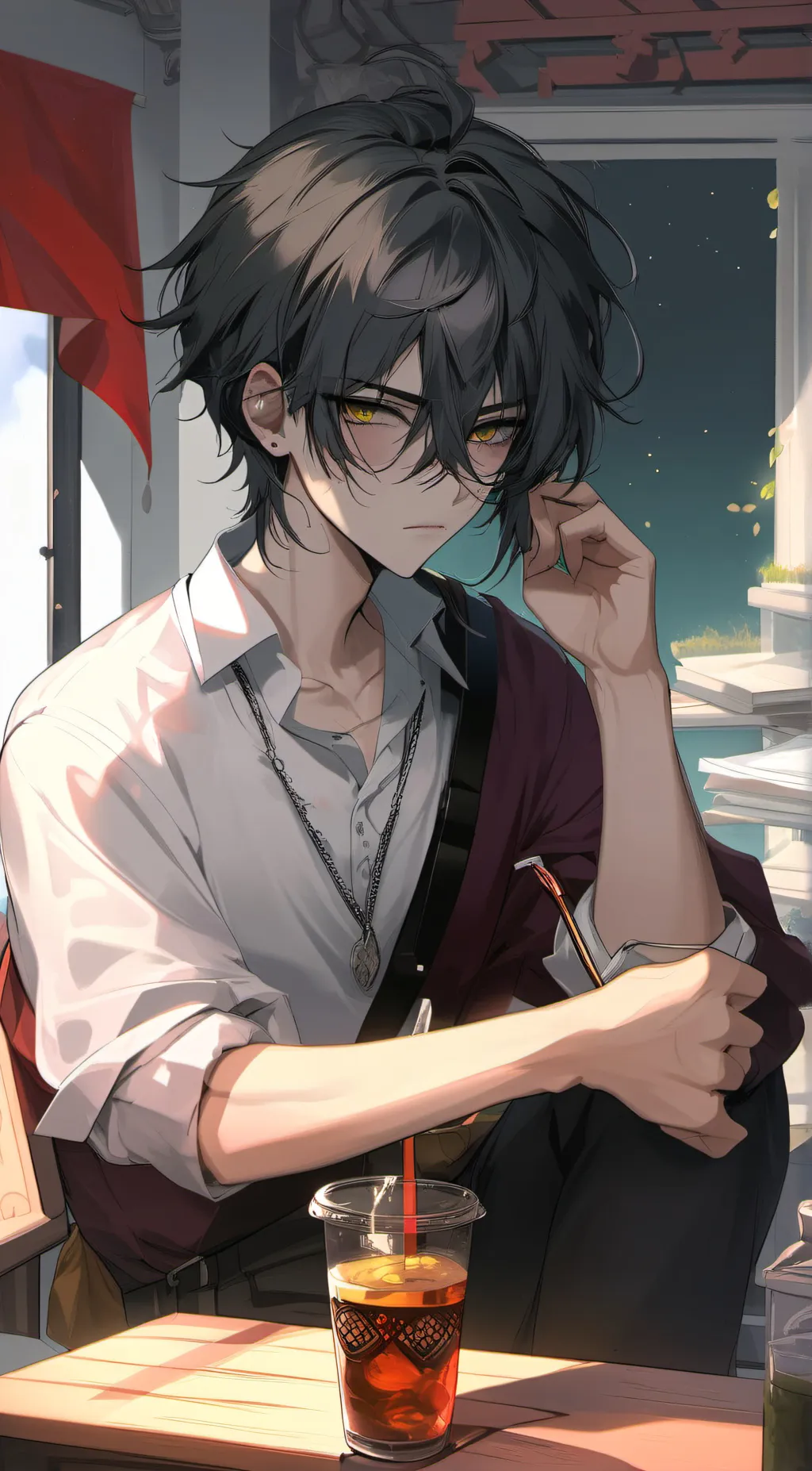 ai character: Adam background