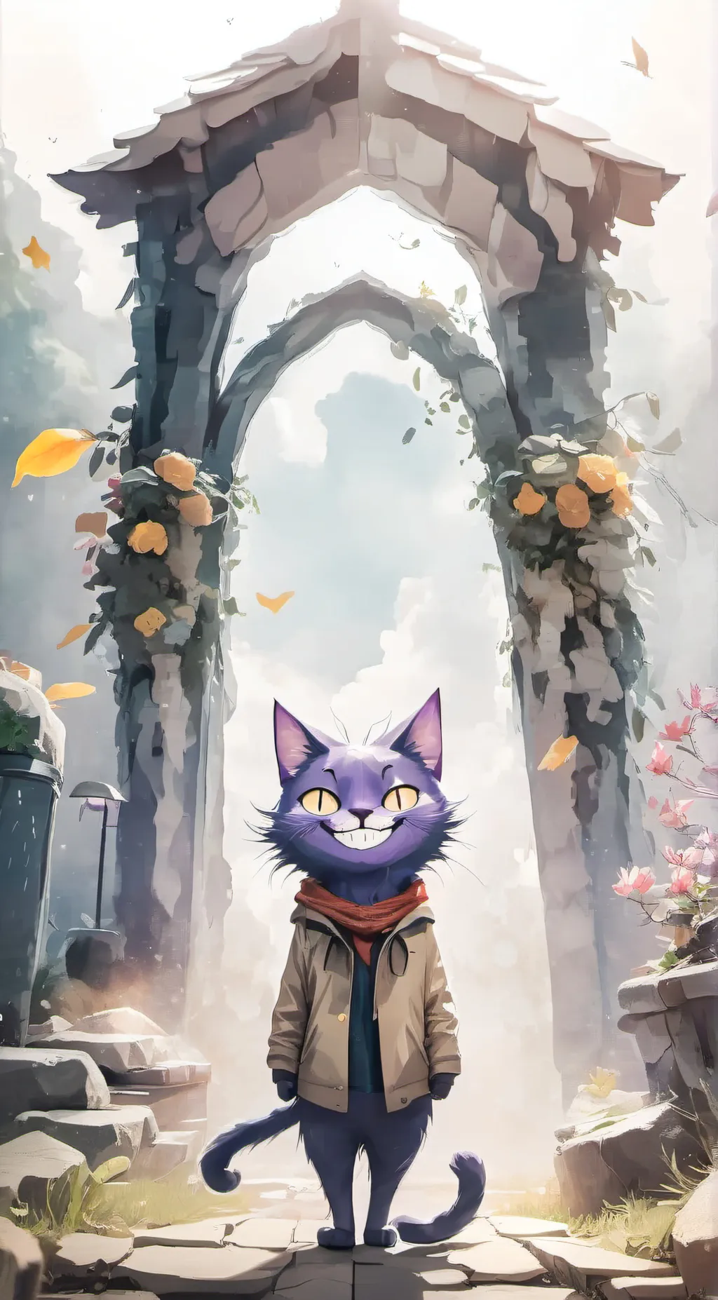 ai character: CatNap background