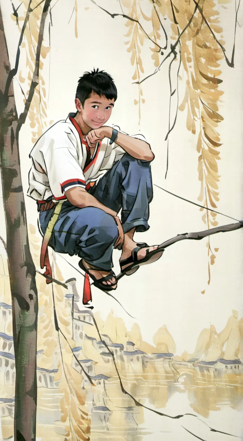 ai character: Lincoln  background