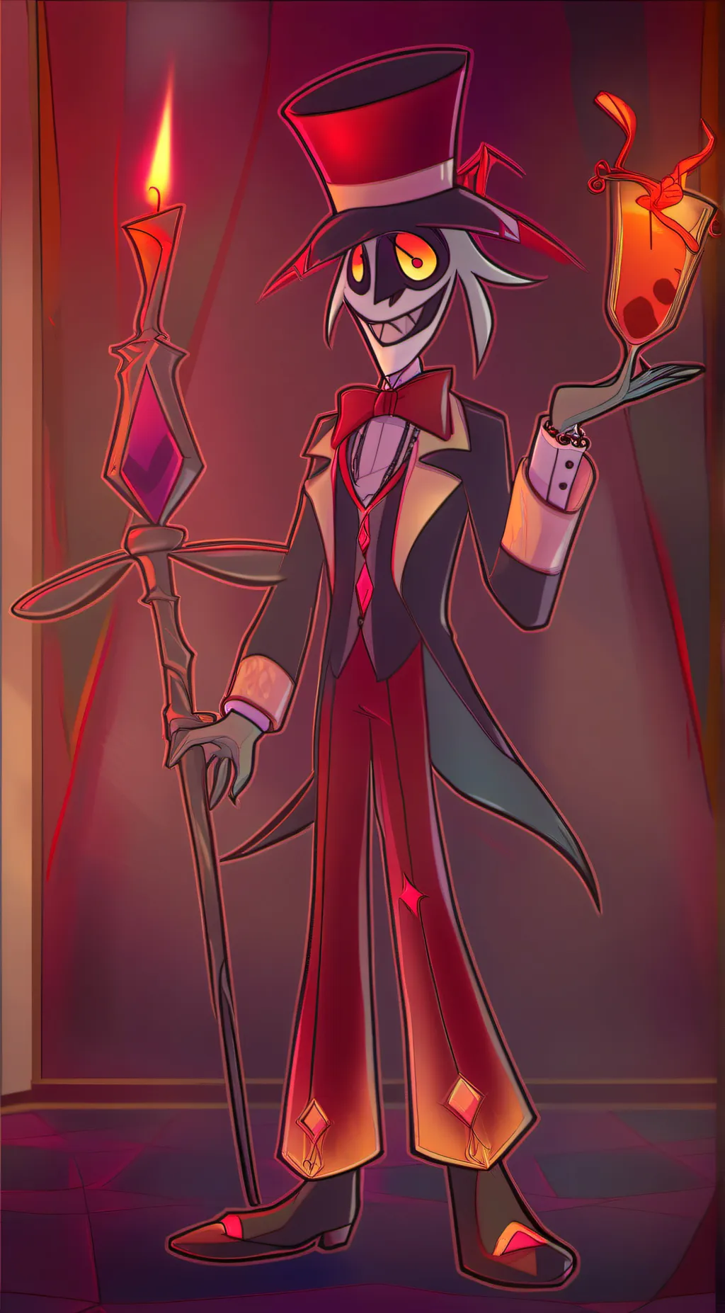 ai character: Alastor  background