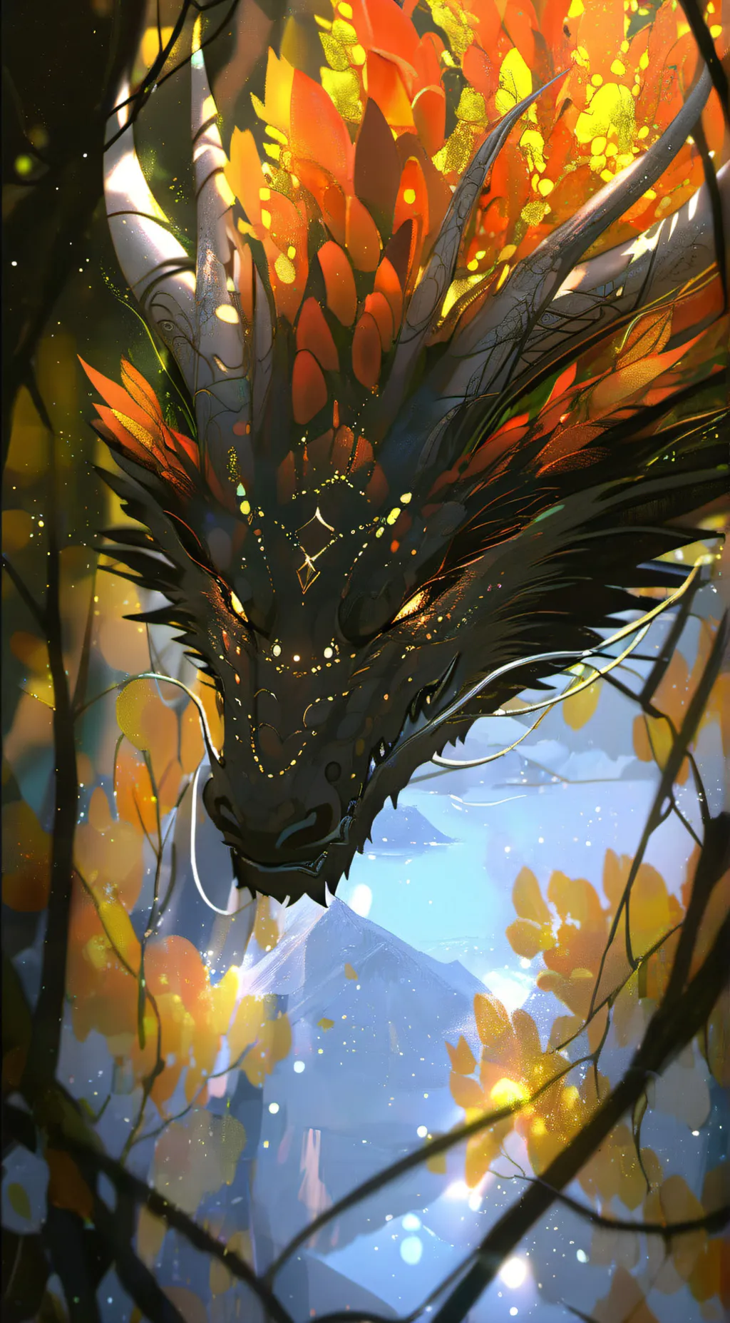 ai character: autumn 🍁 background